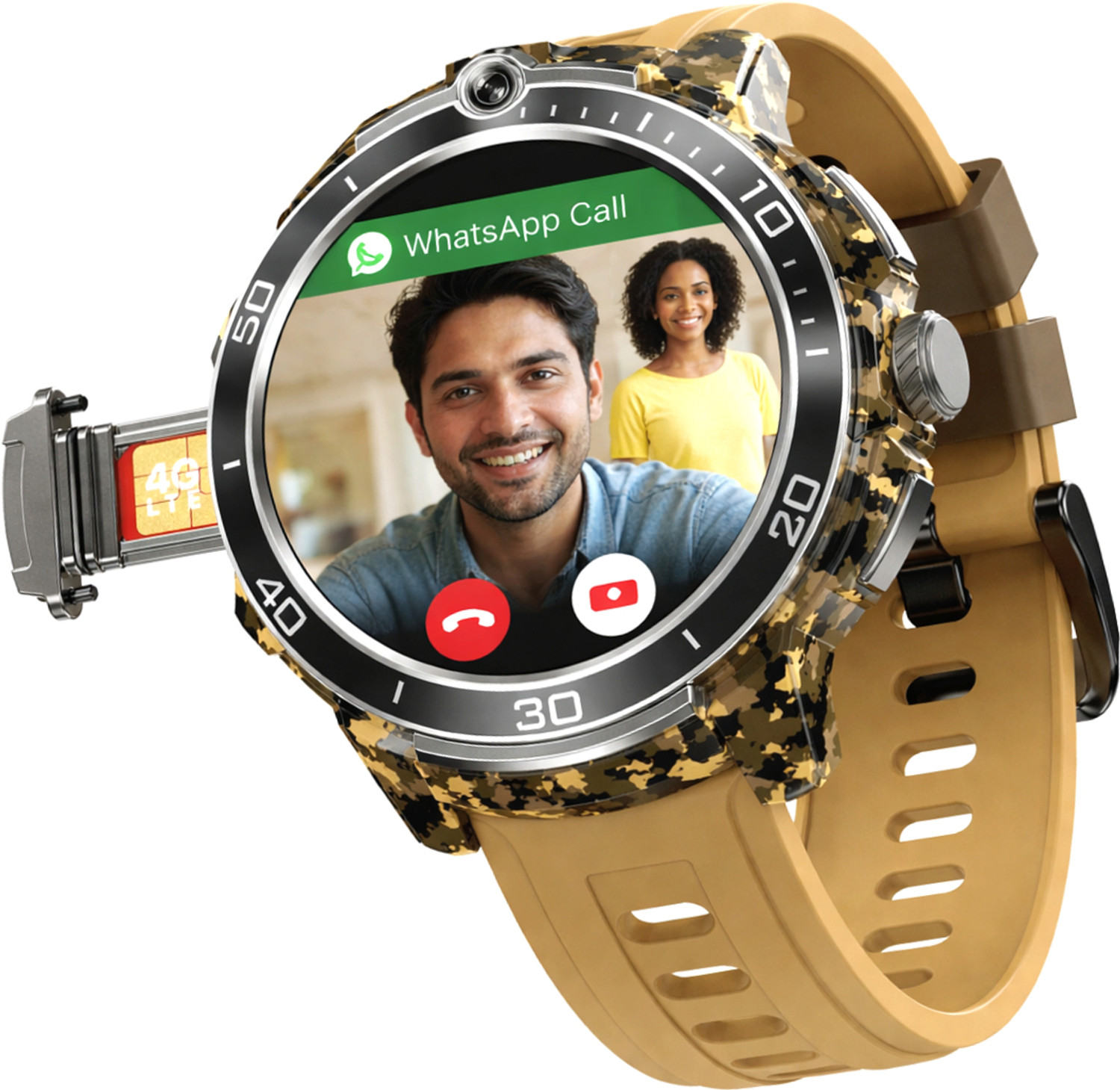 Image of Bestarc 5G Smartwatch Dual SIM Support YouTube Voice & Video Call HD Camera HD Display Smartwatch
