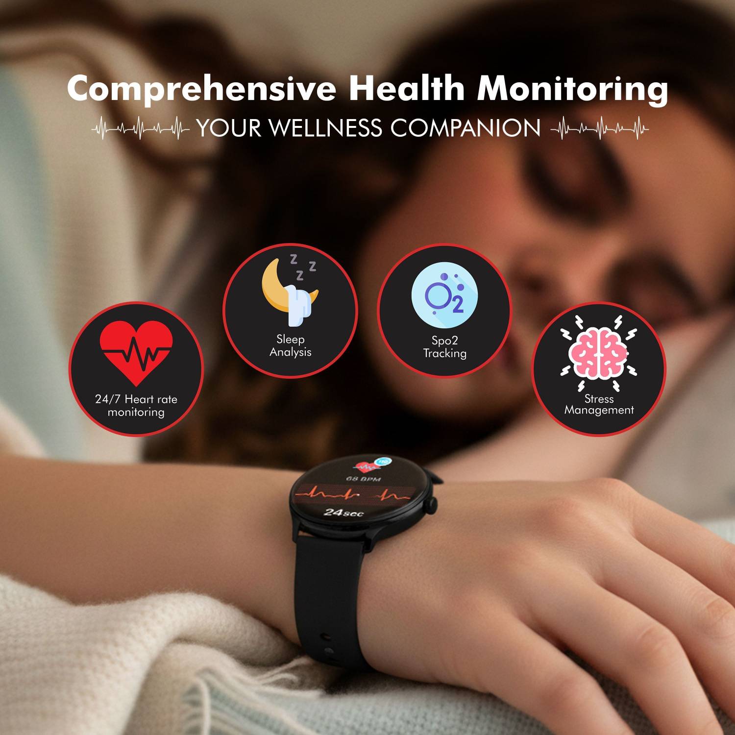 Nervfit Activ Pro 1.39'' Smartwatch - Image 4