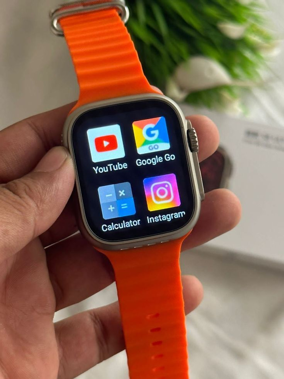 Image of Onikuma T800 BT watch 2in Big Screen Sunlight Proof Display Music Play Insta WA Notifier Smartwatch