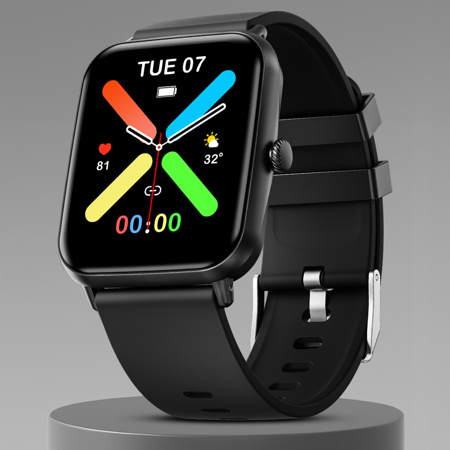 Image of Fire-Boltt Ninja Calling Pro Plus 46.5mm (1.83) Display Bluetooth Calling, AI Voice Smartwatch