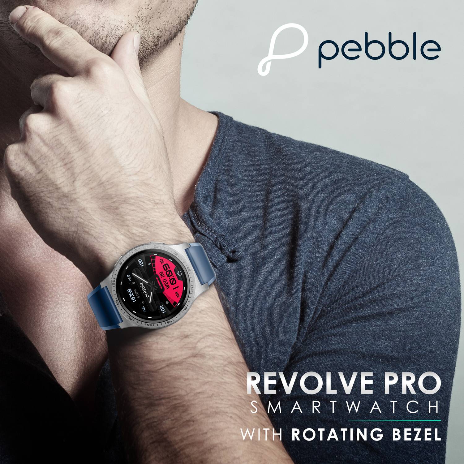 Pebble Revolve Pro Premium Smartwatch - Image 3