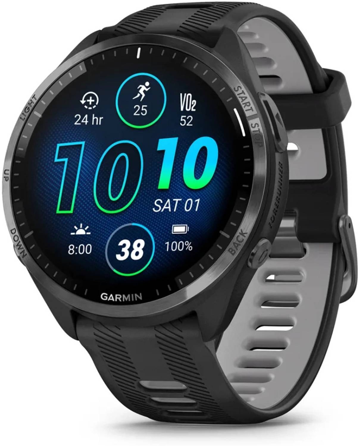 GARMIN Forerunner 965 Music Black/Grey with Built-in GPS Running Smartwatch
