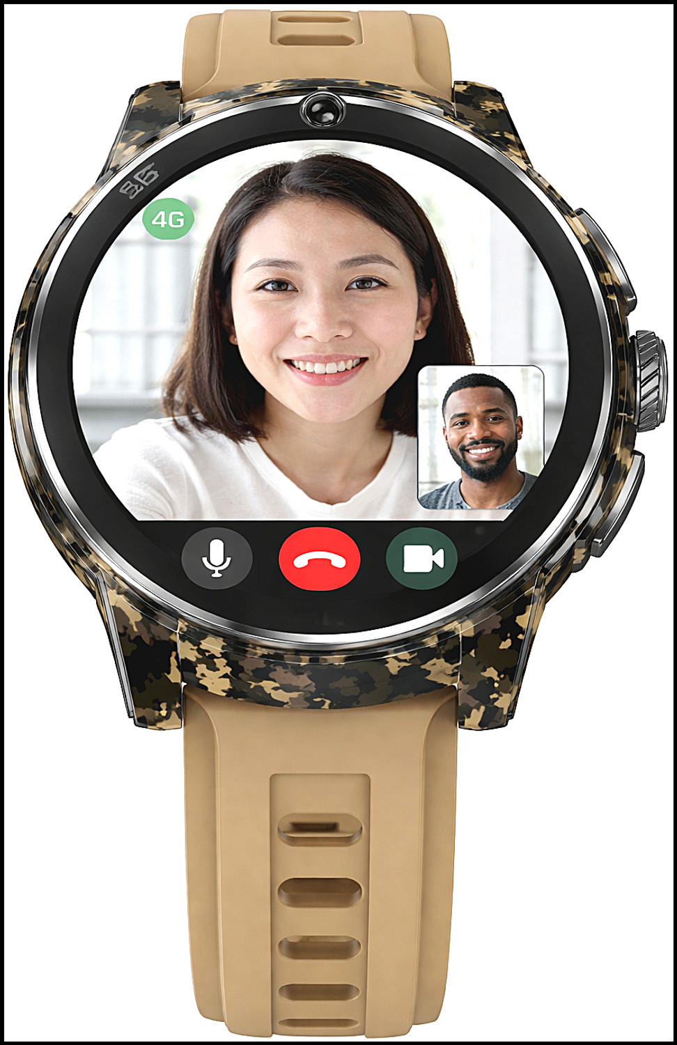 Image of Bestarc 5G Smartwatch 4G LTE SIM 2MP Camera UPI WhatsApp Support Voice Call Video Call Smartwatch