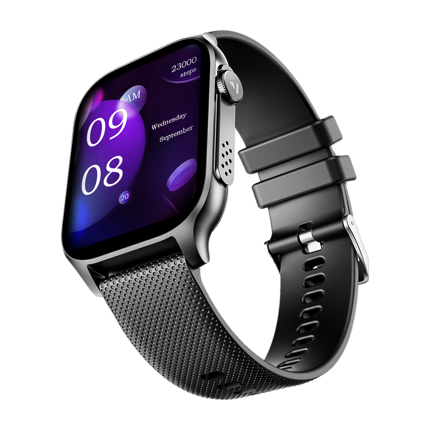 boAt Ultima Ember w/ 1.96" AMOLED Screen, AOD, Personalized Nudges,Functional Crown Smartwatch