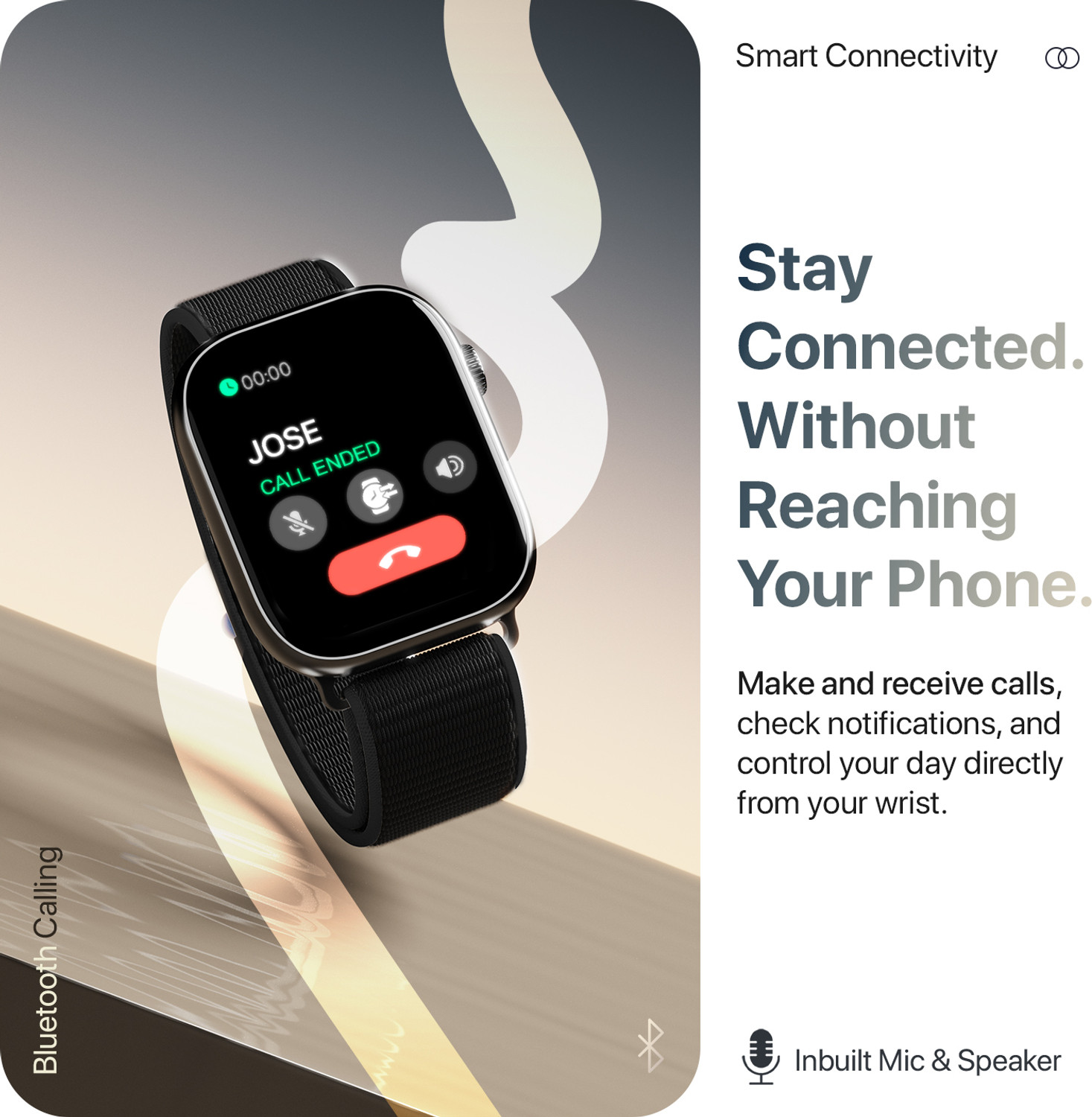 Image of Fire-Boltt Rise X 2.01 HD Display, Wireless Charging, Rotating Crown, Bluetooth Call Smartwatch