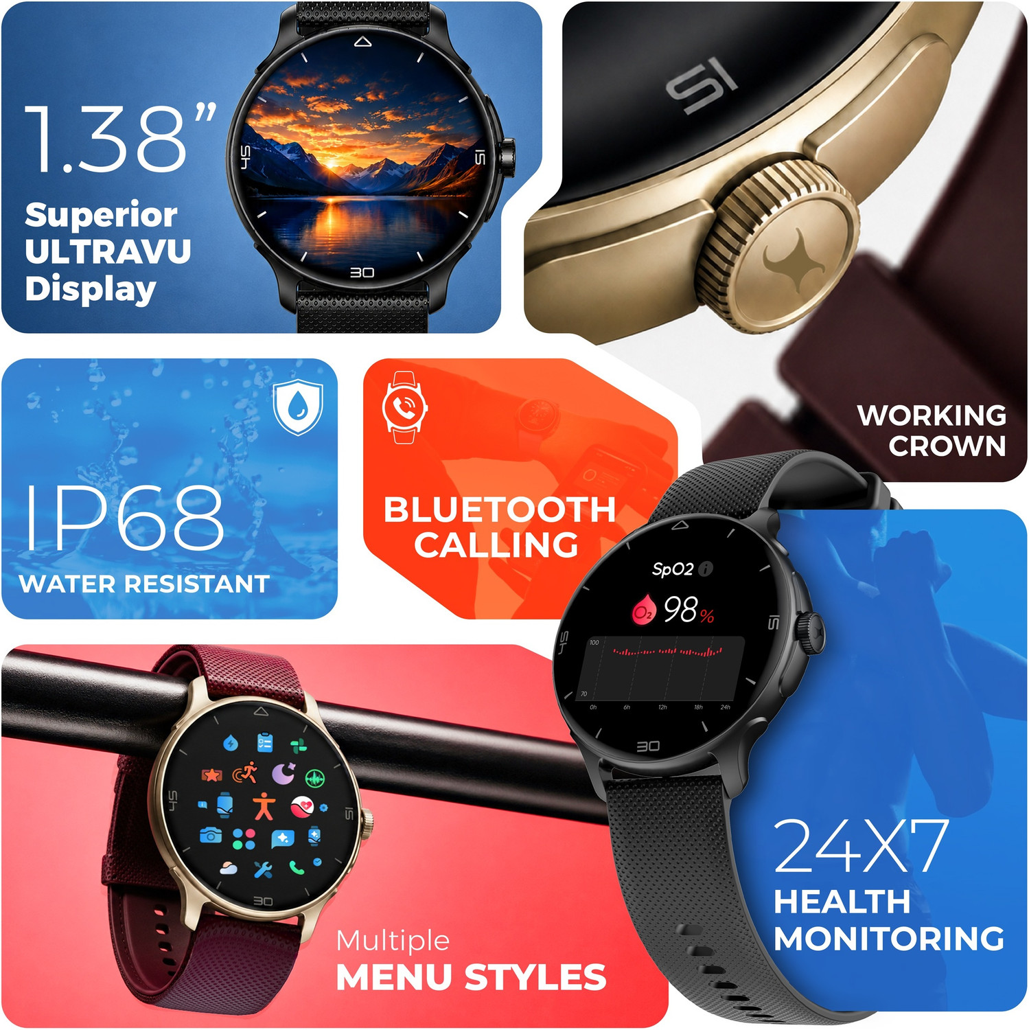 Image of Fastrack Smart Revoltt R1 Smartwatch