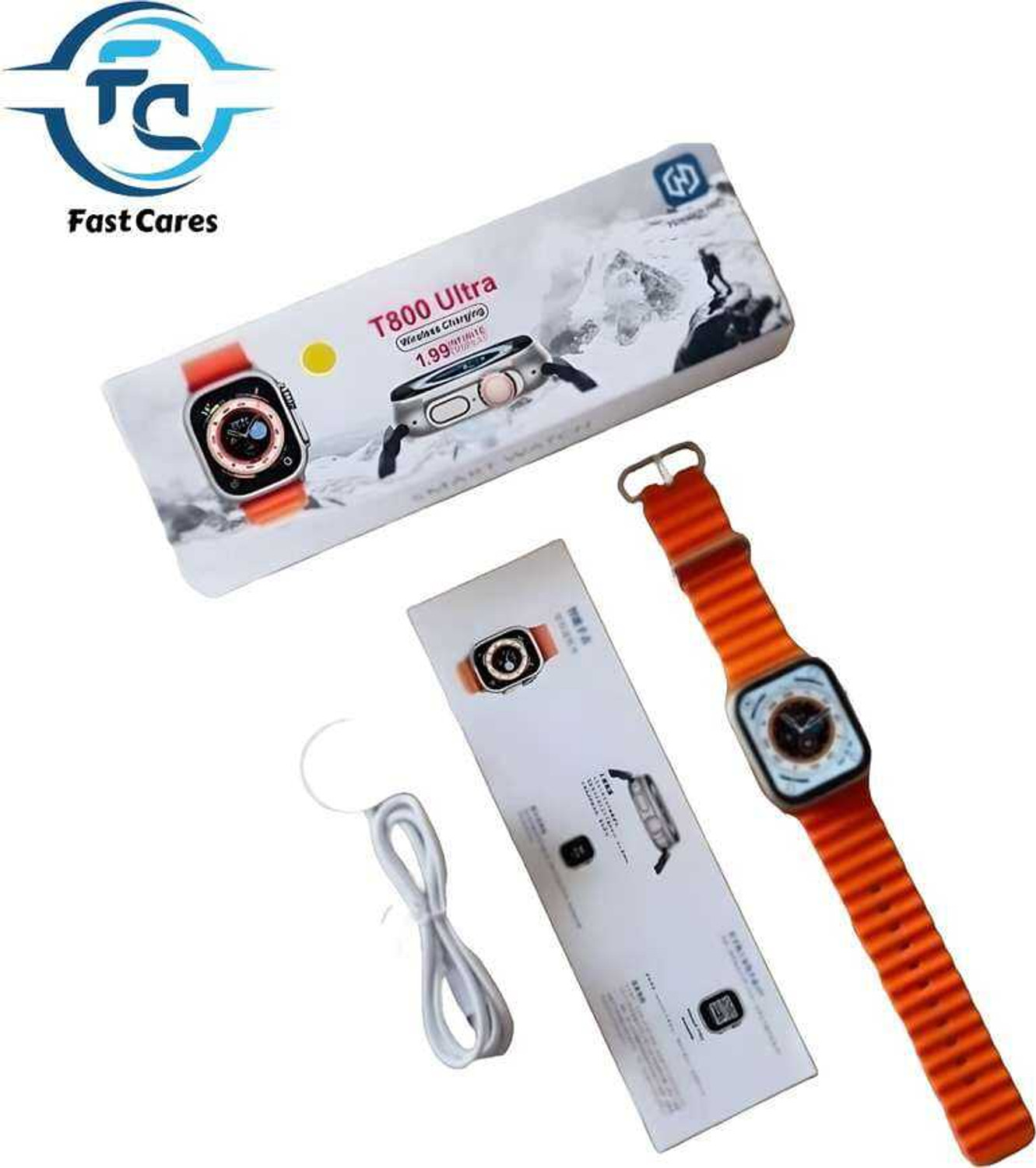 Image of Onikuma T800 BT watch 2in Big Screen Sunlight Proof Display Music Play Insta WA Notifier Smartwatch