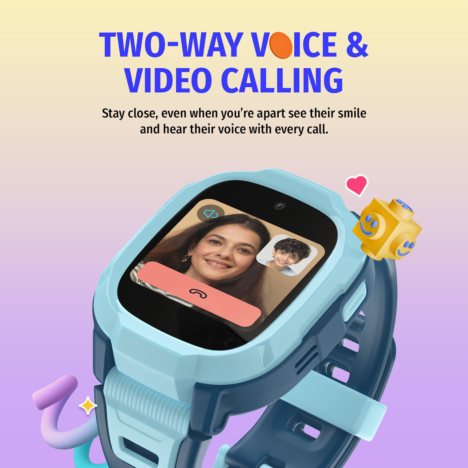 Image of Noise Explorer 2 for Kids 2-way Video & Voice Calling, Geofencing, Emergency Alerts Smartwatch