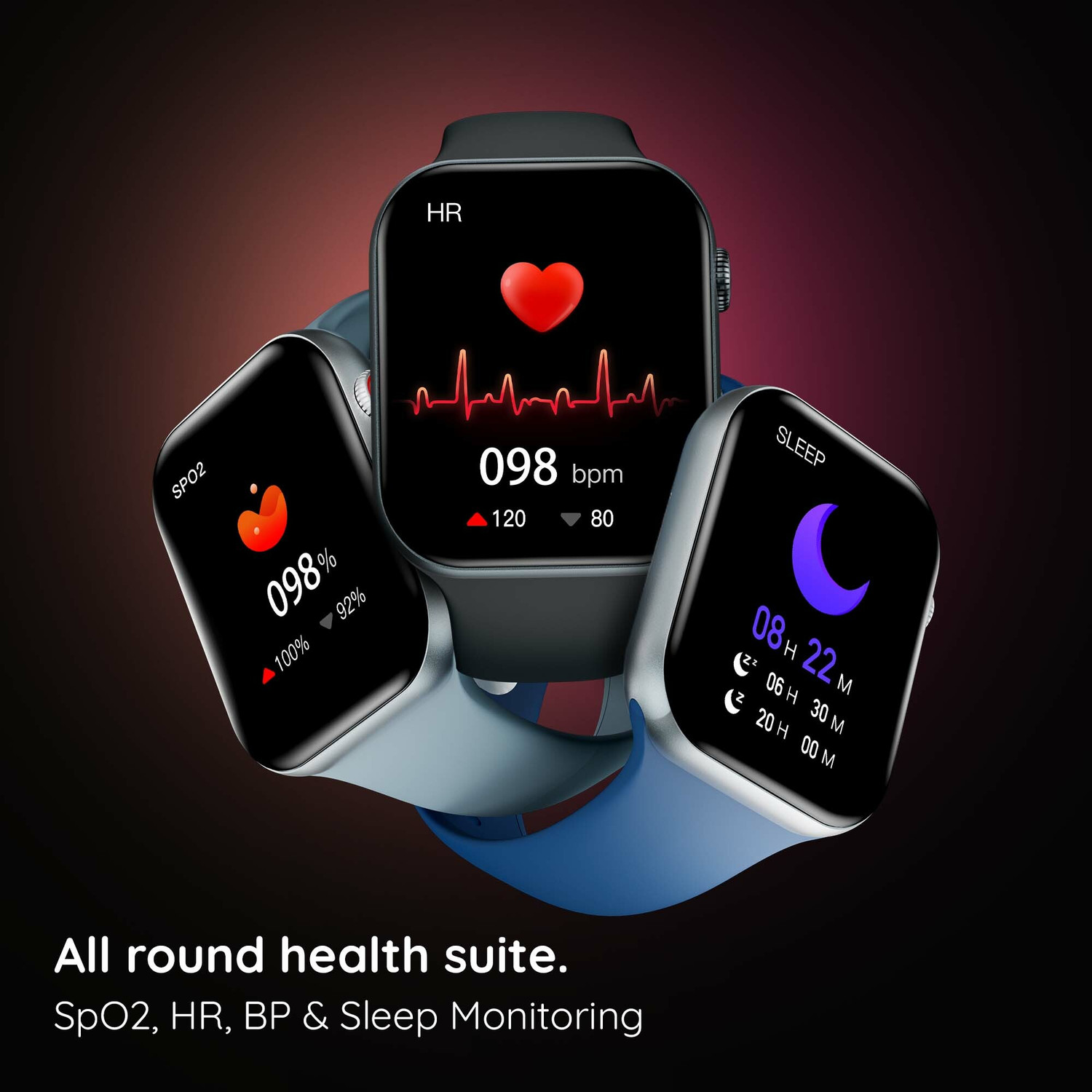 Image of Pebble Cosmos Grande 2.1 Largest Display, BT Calling, Wireless Charging,GPS Trajectory Smartwatch