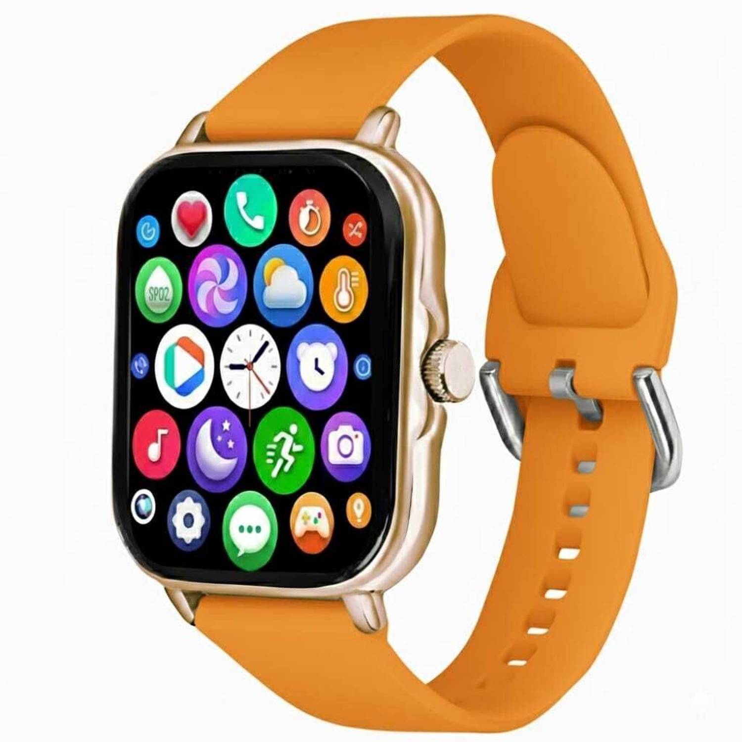 ATSK HUB H6 Smartwatch for Men & Women – Slim Design, Fitness Tracking, Call Support Smartwatch