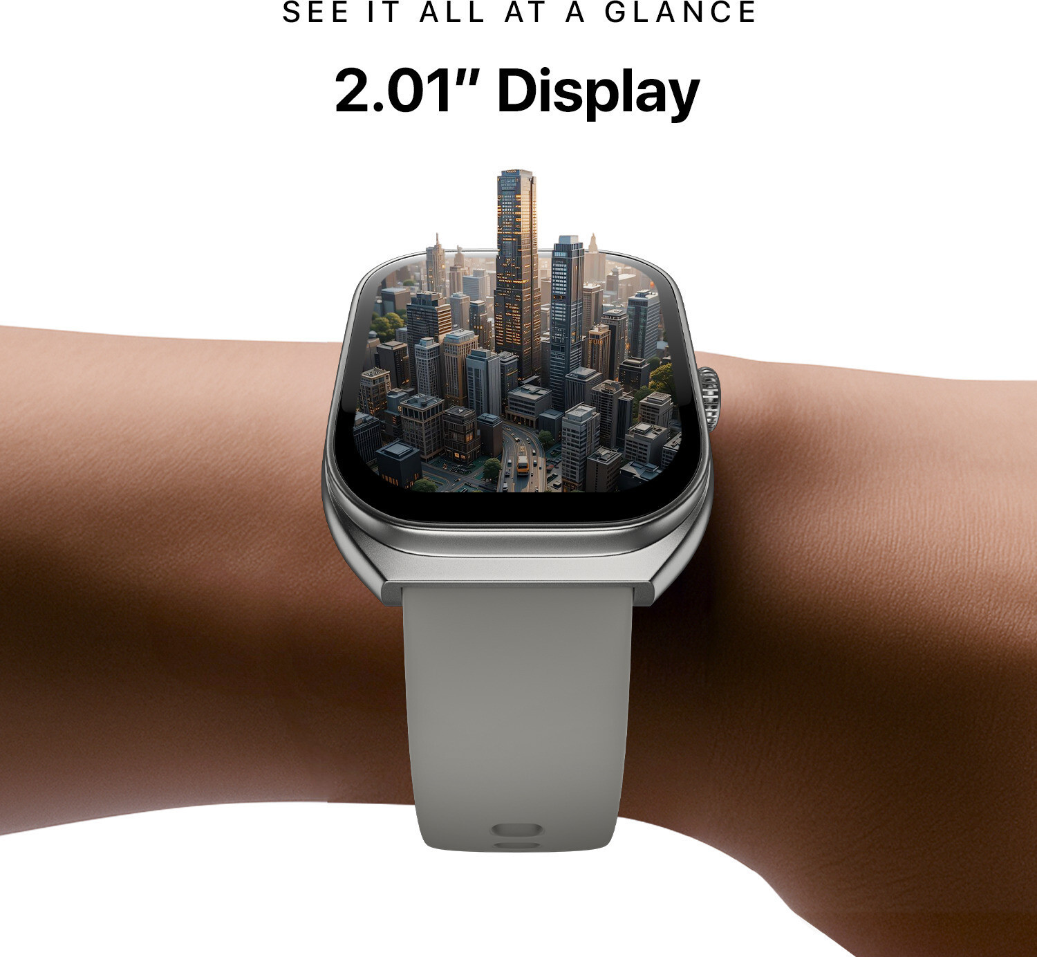 Image of Noise Icon Arc 2.01 inch Immersive Curved Display, 10 Days Battery, 1ATM Water Resistance Smartwatch