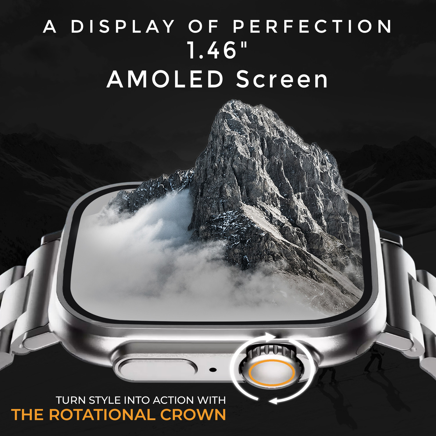 Image of Melbon BT Calling Smartwatch 1.99 inch TFT Display | Premium Look | 150+ Cloud Watch Faces Smartwatch