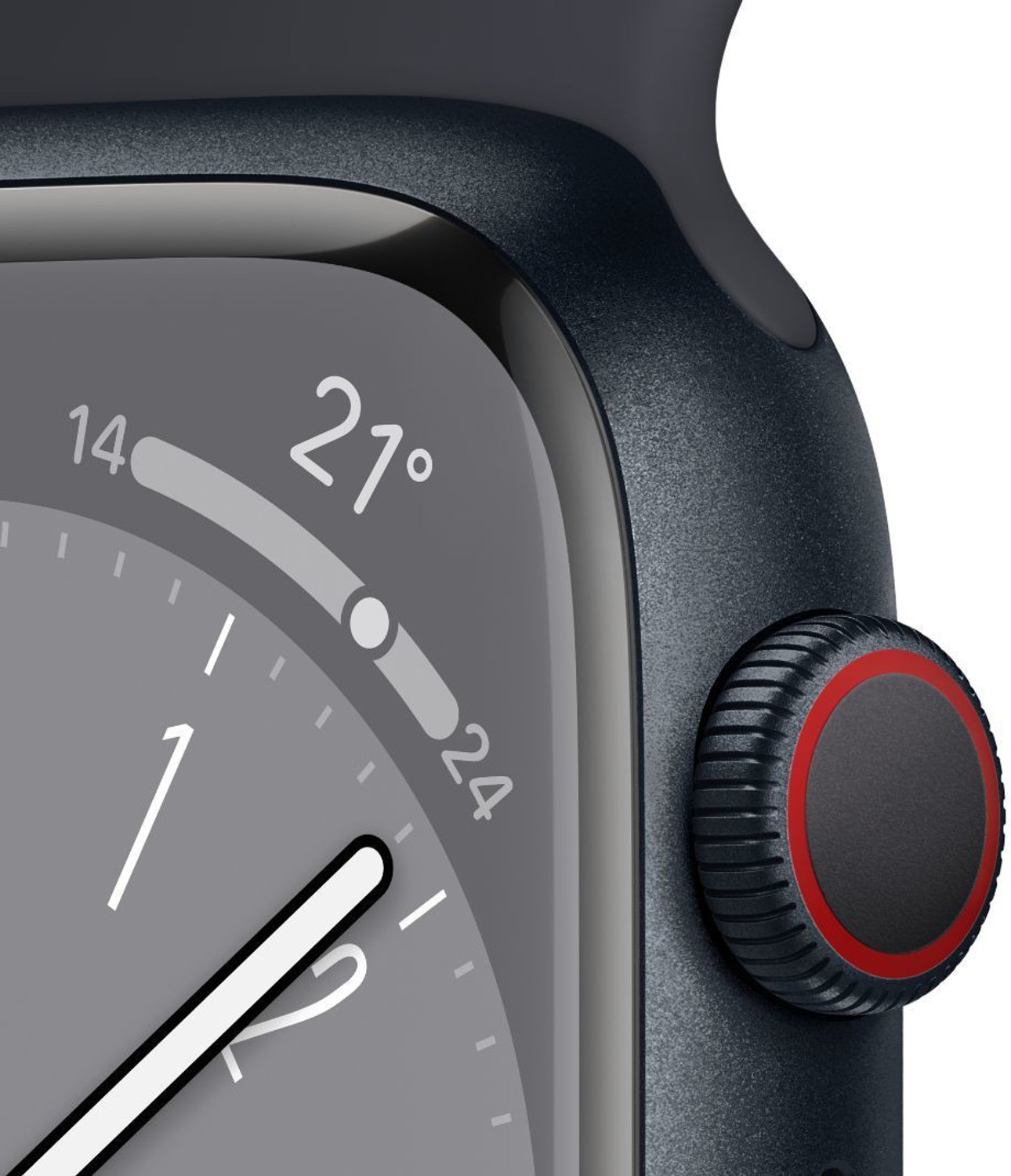 Image of Apple Watch Series 8, 41mm GPS + Cellular ECG app, Temperature sensor, Crash Detection