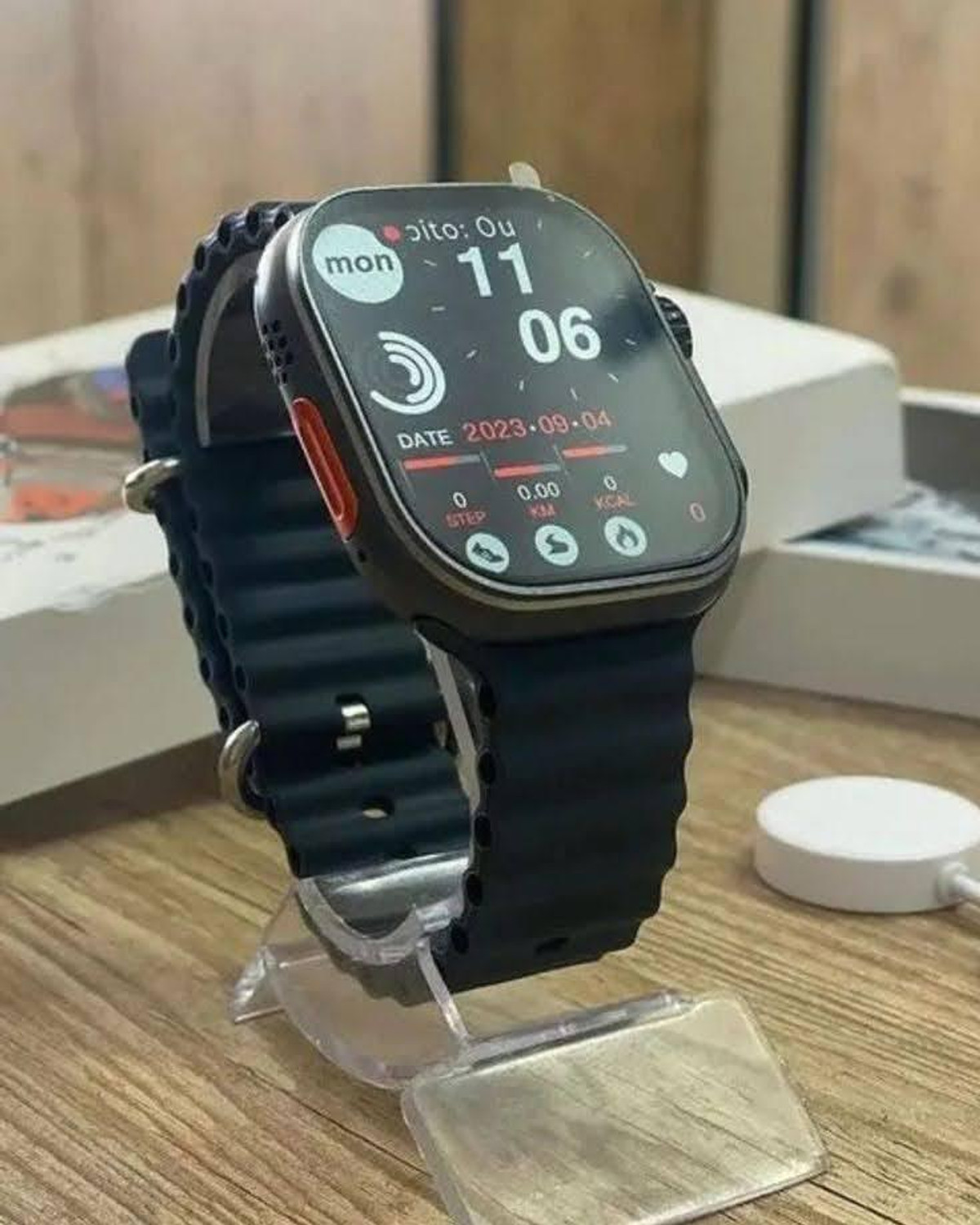 Image of Onikuma T800 BT watch 2in Big Screen Sunlight Proof Display Music Play Insta WA Notifier Smartwatch