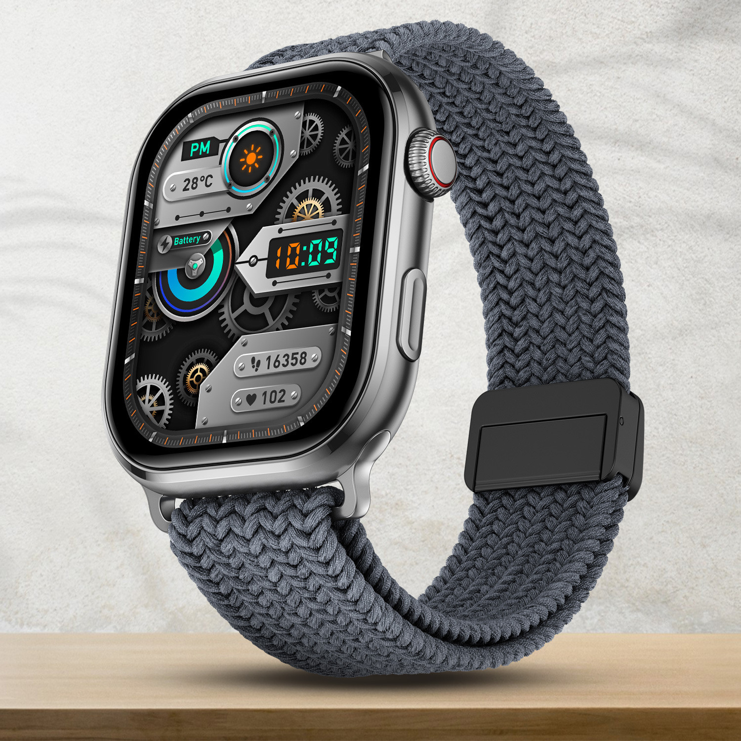 Image of Fire-Boltt Brillia Pro 51.3mm (2.02) Largest AMOLED Display, Bluetooth Calling,Premium Look Smartwatch
