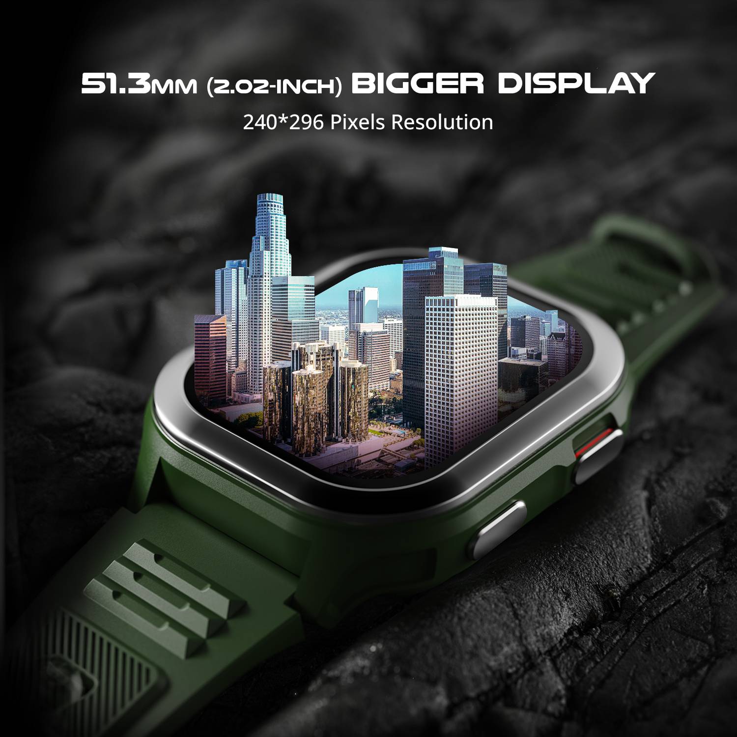 Fire-Boltt 4G Pro Smartwatch (Green) - Image 5