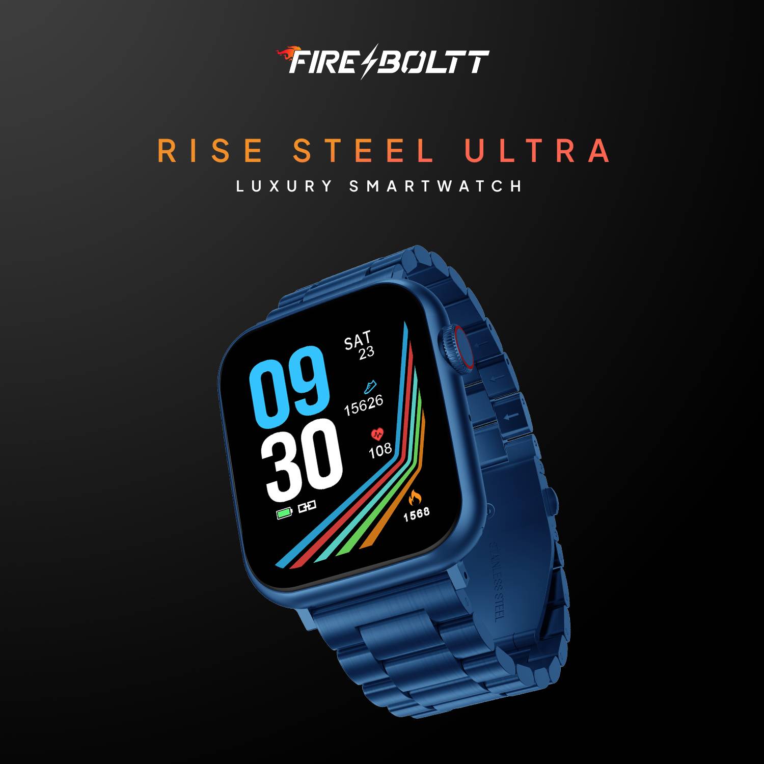 Fire-Boltt Rise Steel Ultra 48.5mm Smartwatch - Image 2
