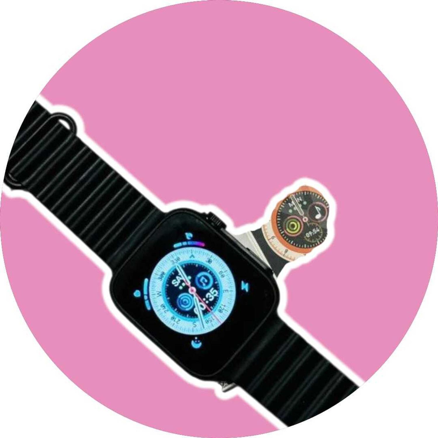 Image of Onikuma T800 BT watch 2in Big Screen Sunlight Proof Display Music Play Insta WA Notifier Smartwatch