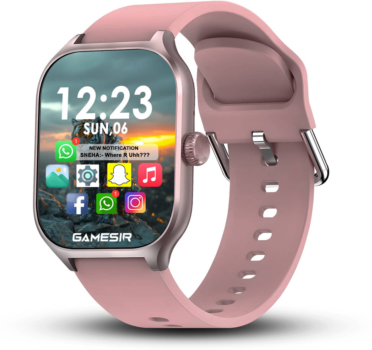 GameSir H9 Smartwatch with Bluetooth, Fitness & Heart Rate Tracki