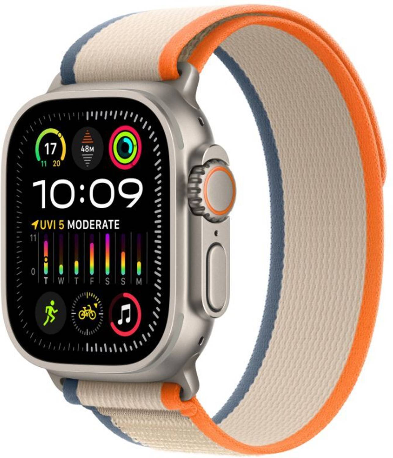 Apple Watch Ultra 2 GPS + Cellular 49mm Titanium Case & Orange/Be