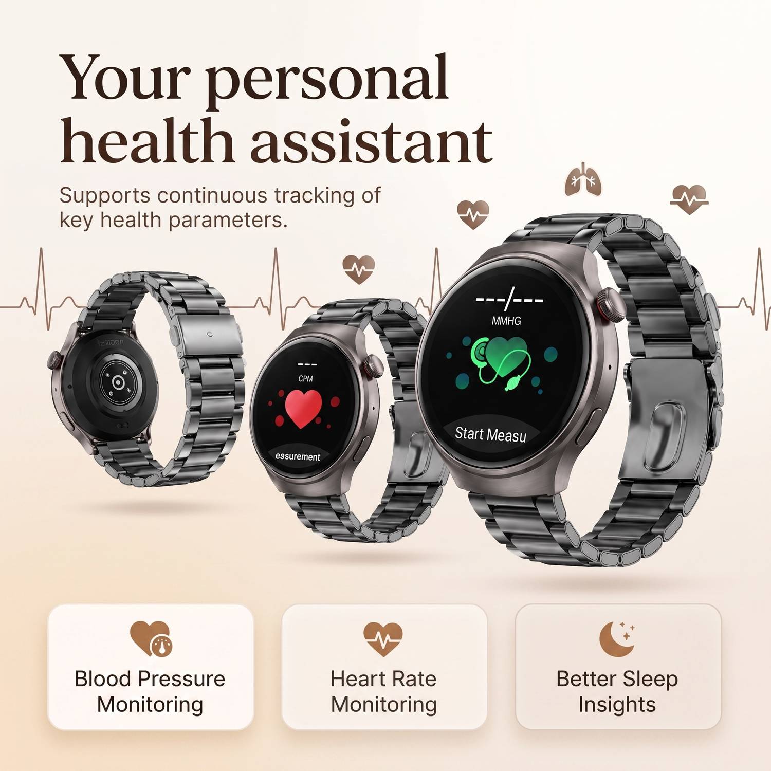 Ubon Boss Pro Round Smart Watch SW171 - Image 4