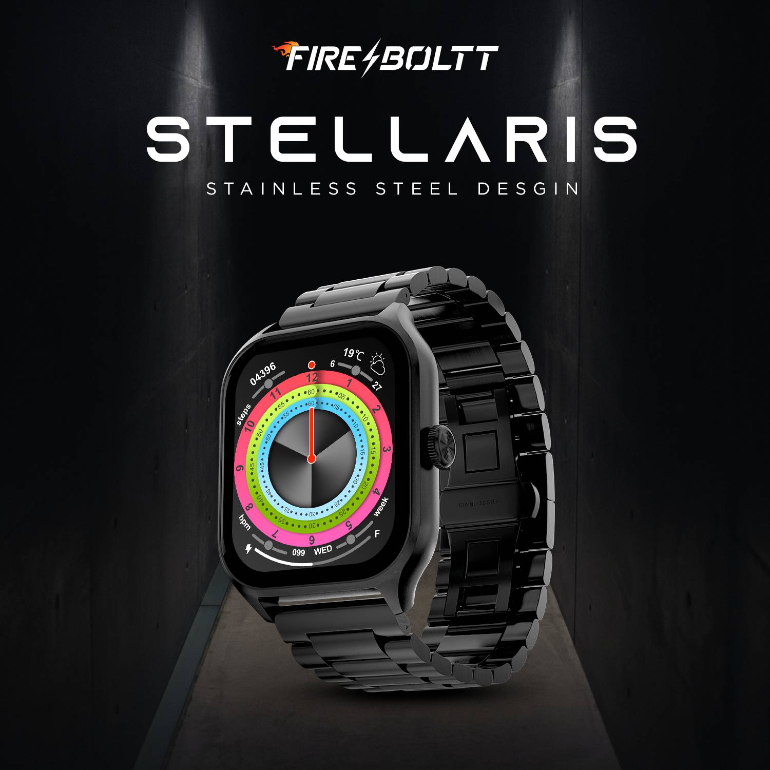 Fire-Boltt Stellaris Luxury Steel Watch 45.2mm - Image 2