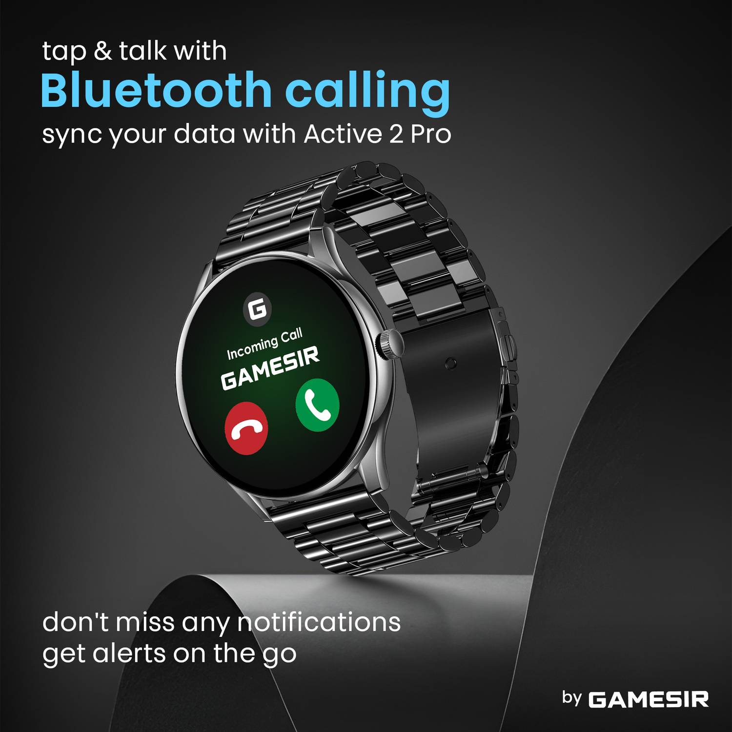 GameSir Round Bluetooth Calling Smartwatch - Image 2