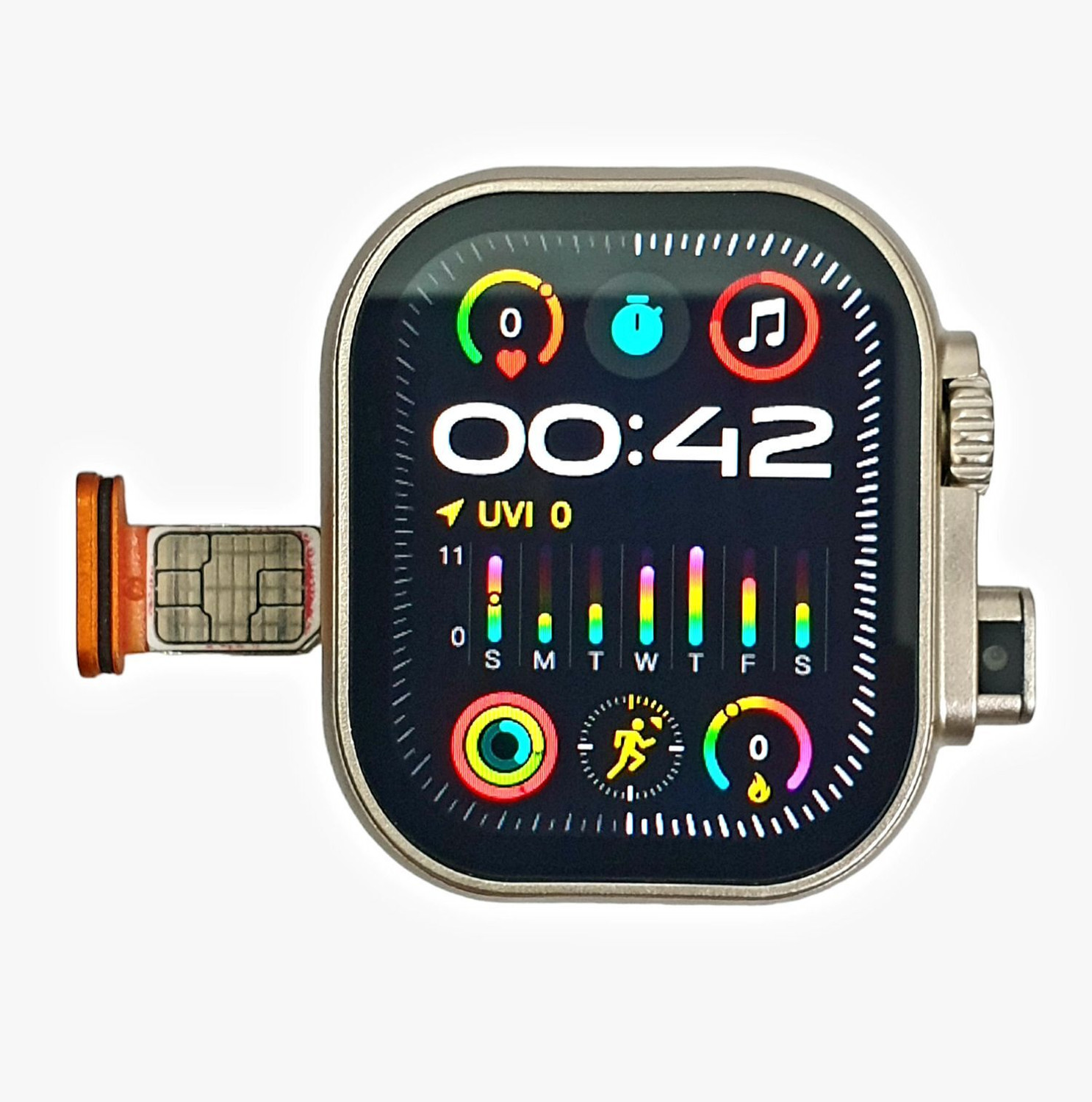 Image of Amozkart Ultra 5G Android Smartwatch with Dual Camera plus Sim AA157 Smartwatch