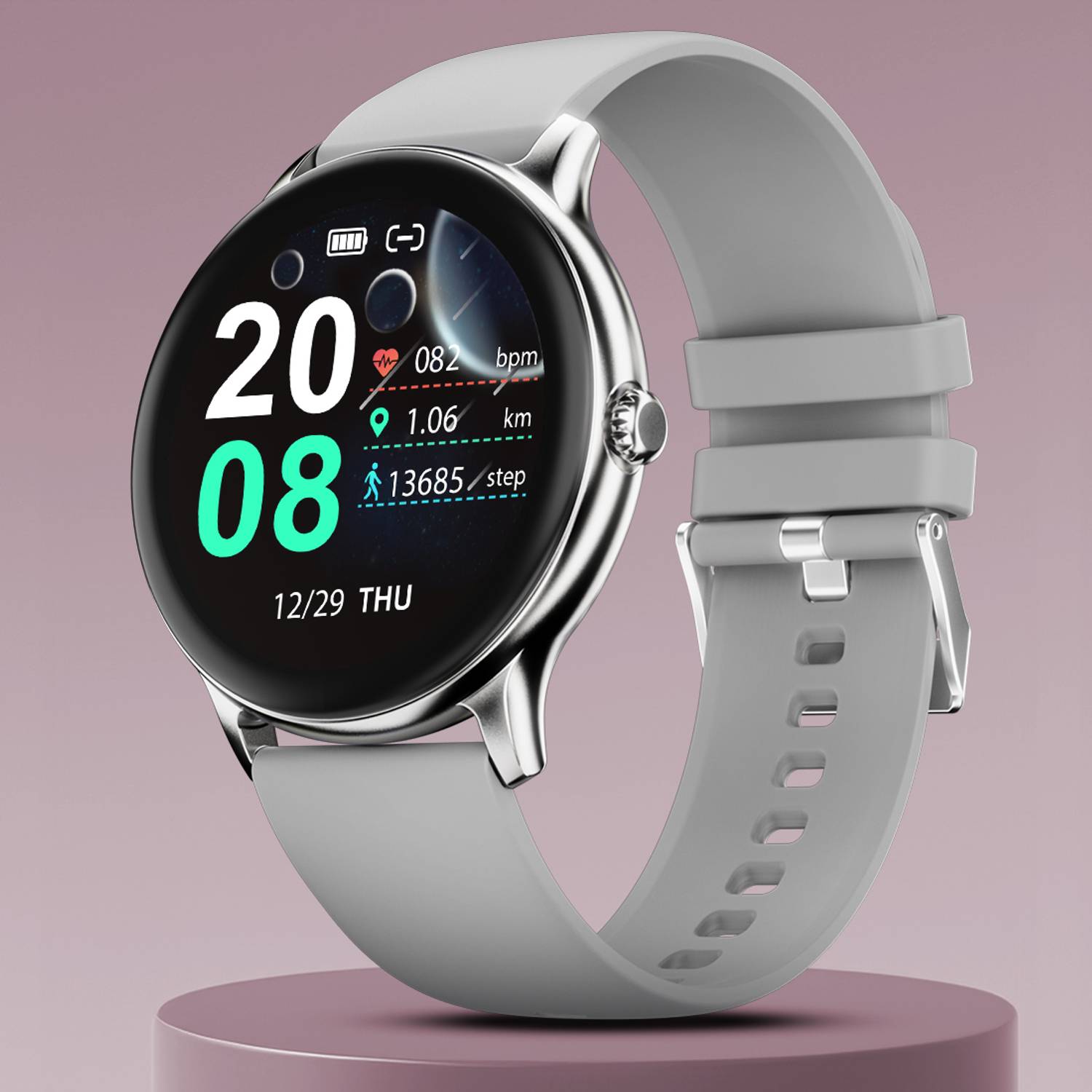 Fire-Boltt Hurricane 33.02mm Curved Glass Smartwatch