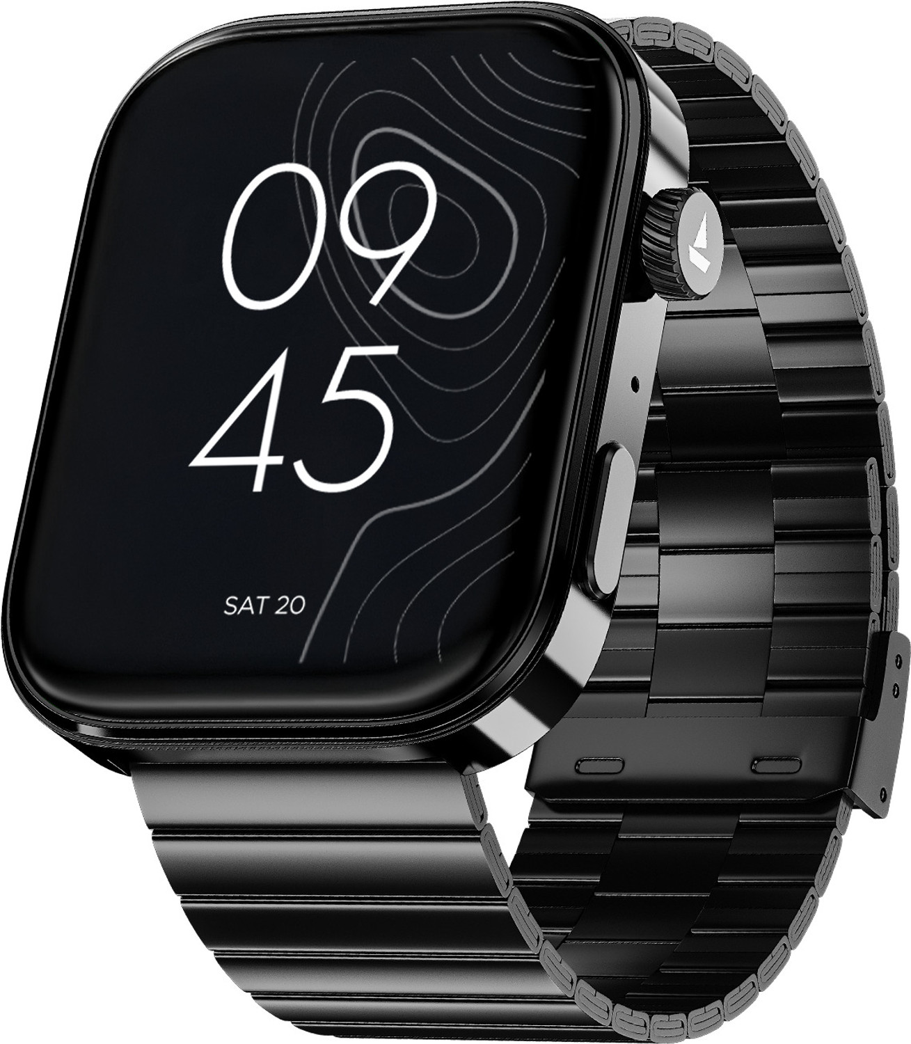 Image of boAt Chrome Endeavour, Premium Metal Body, AI Coach, 1.96 inch (4.97cm) AMOLED Display Smartwatch