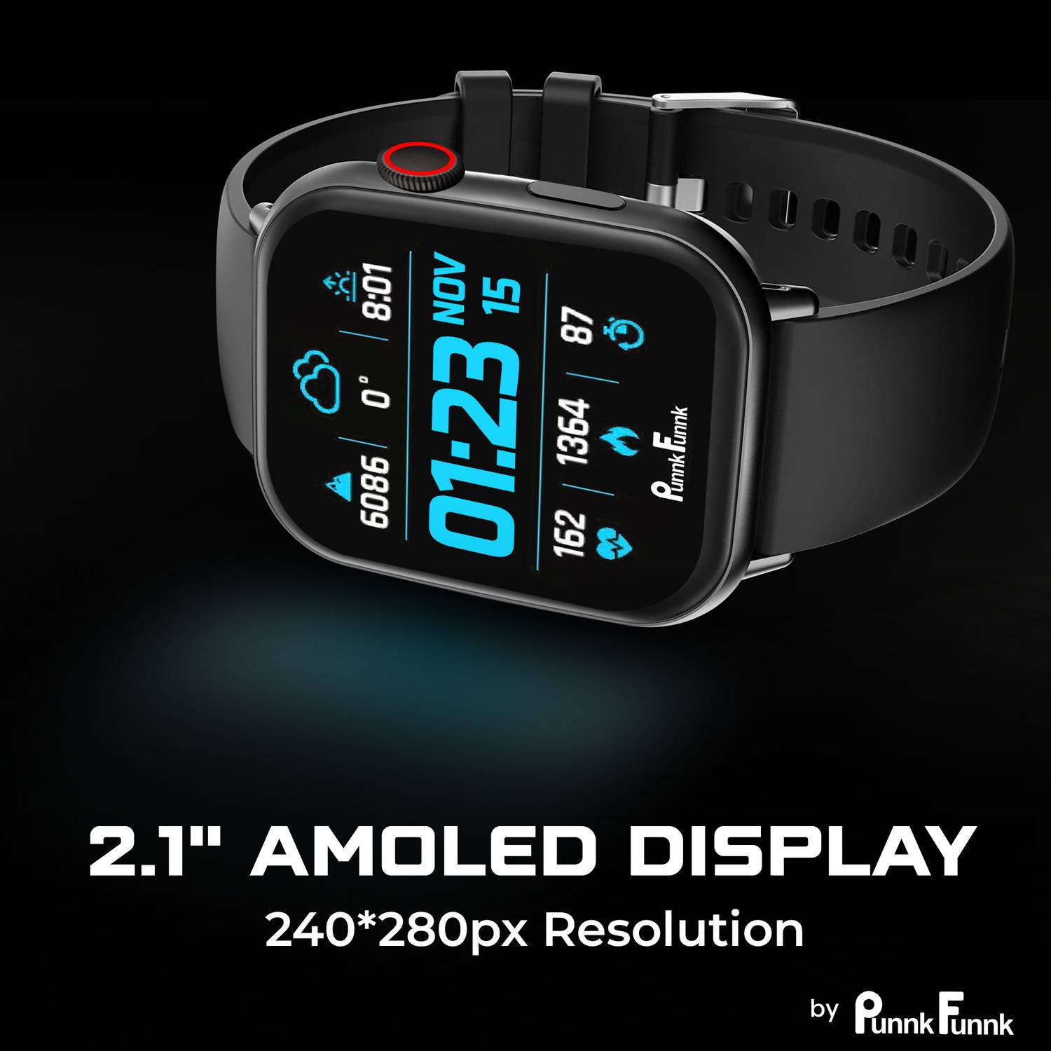PunnkFunnk Edge-Lite 1.99 inch Amoled Smartwatch - Image 4