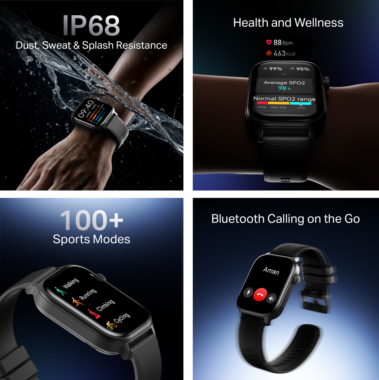 Image of boAt Storm Infinity Plus, 20 Days BIG Battery, ASAP Charge, 1.96 inch(4.97 cm) HD Display Smartwatch