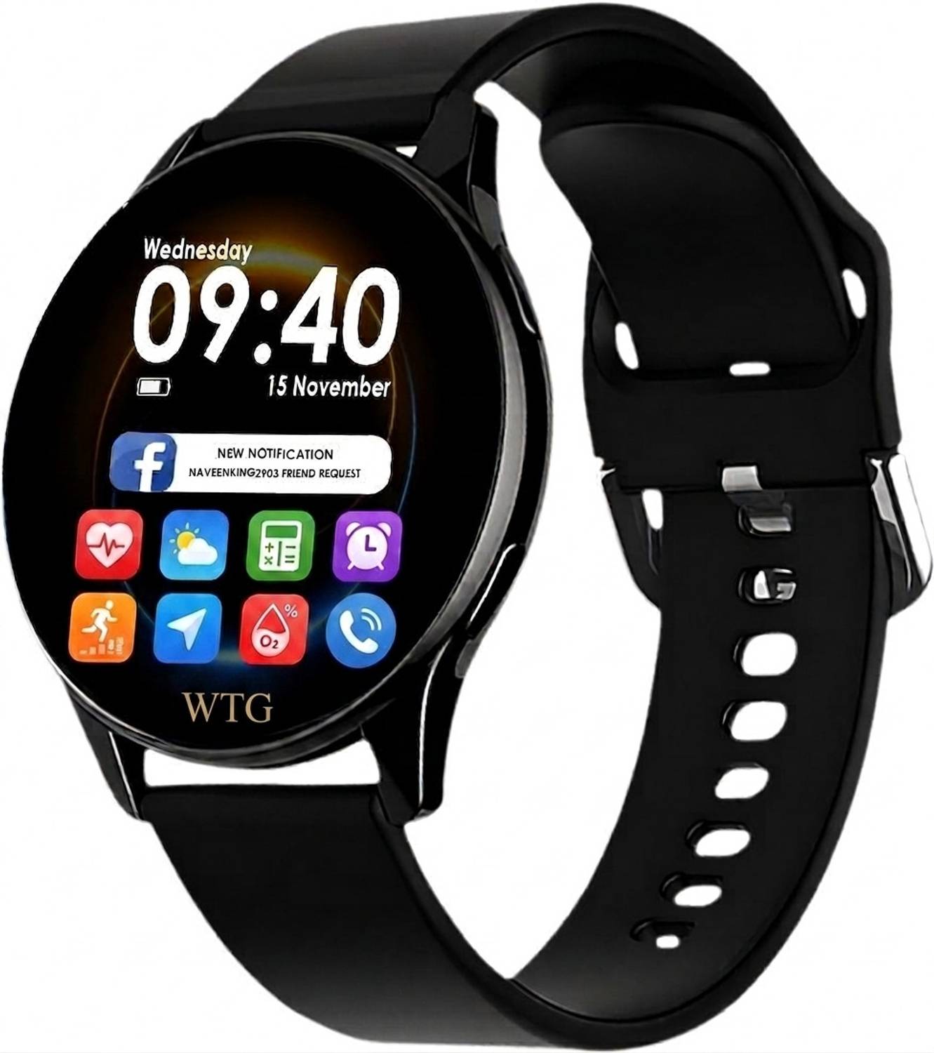 WTG Active2Max 1.43" AMOLED Always On Display Premium Design & Bl