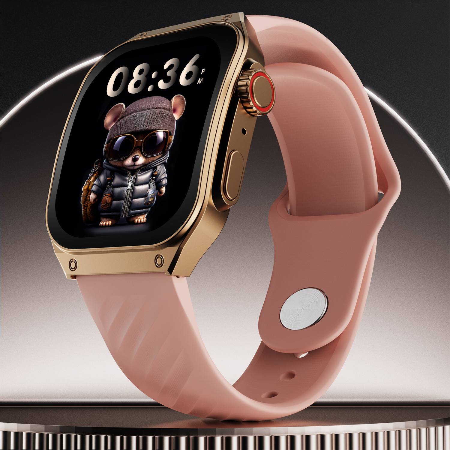fire boltt 51.8mm (1.96") AMOLED Display, Wireless Charging, 100+
