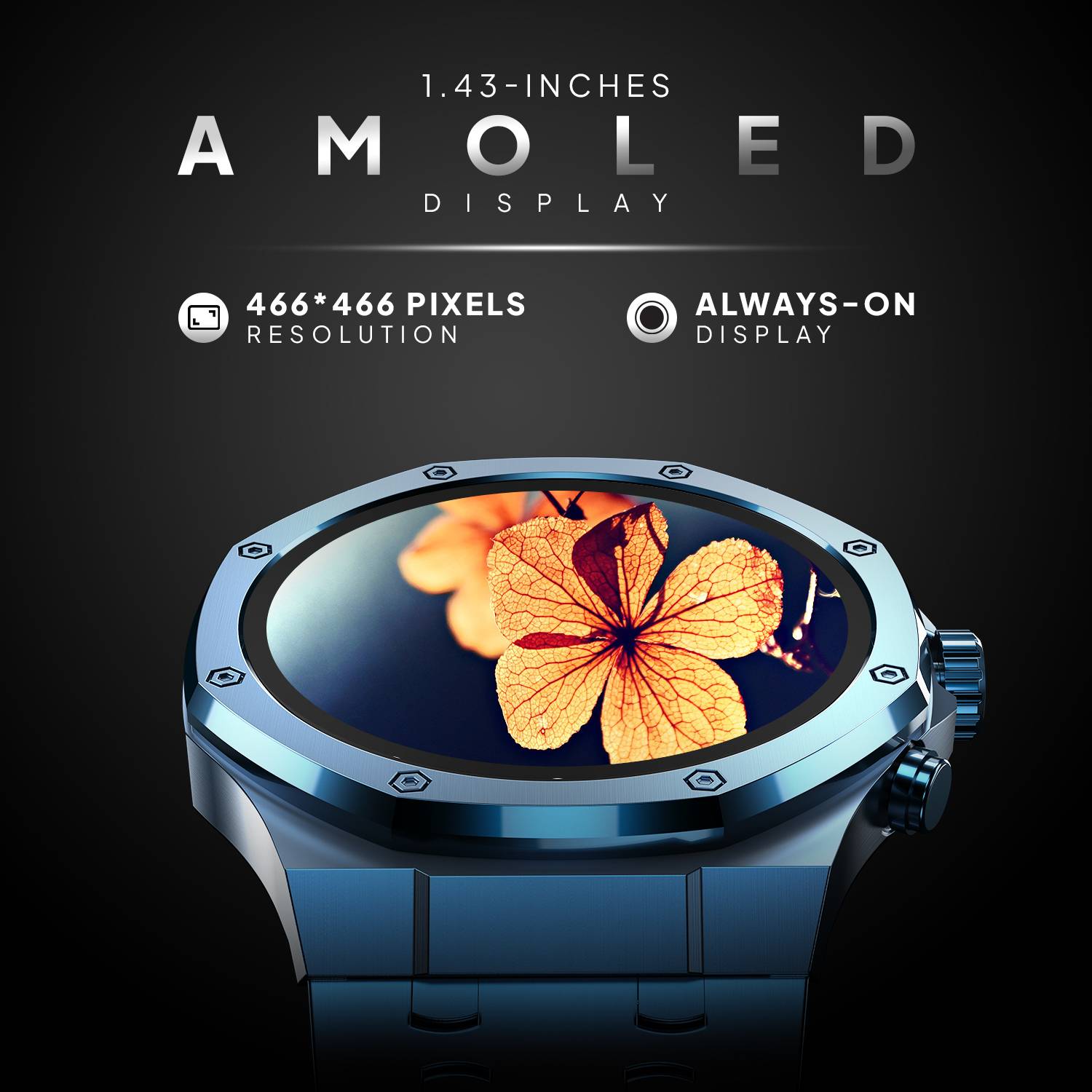 Fire-Boltt Royale Luxury 36.3mm AMOLED Smartwatch - Image 4