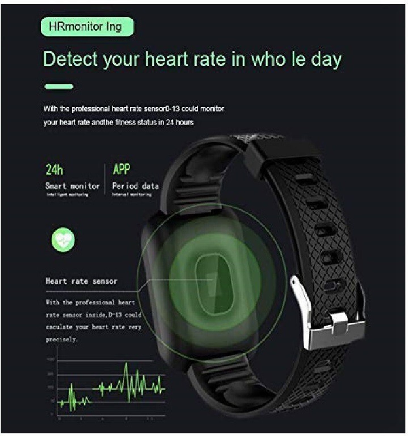 Image of VIGIL ID116 Smartwatch