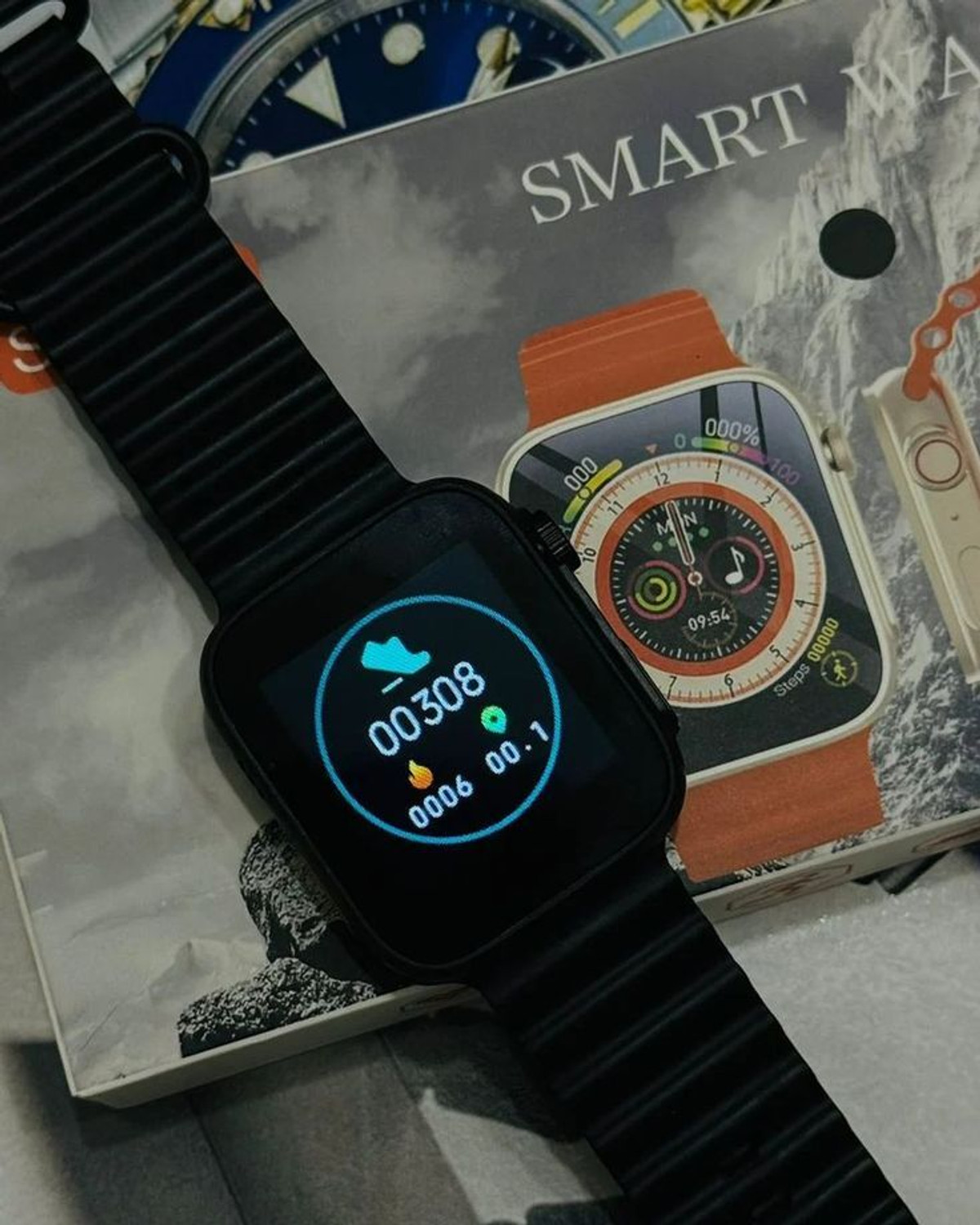 Image of Onikuma T800 BT watch 2in Big Screen Sunlight Proof Display Music Play Insta WA Notifier Smartwatch