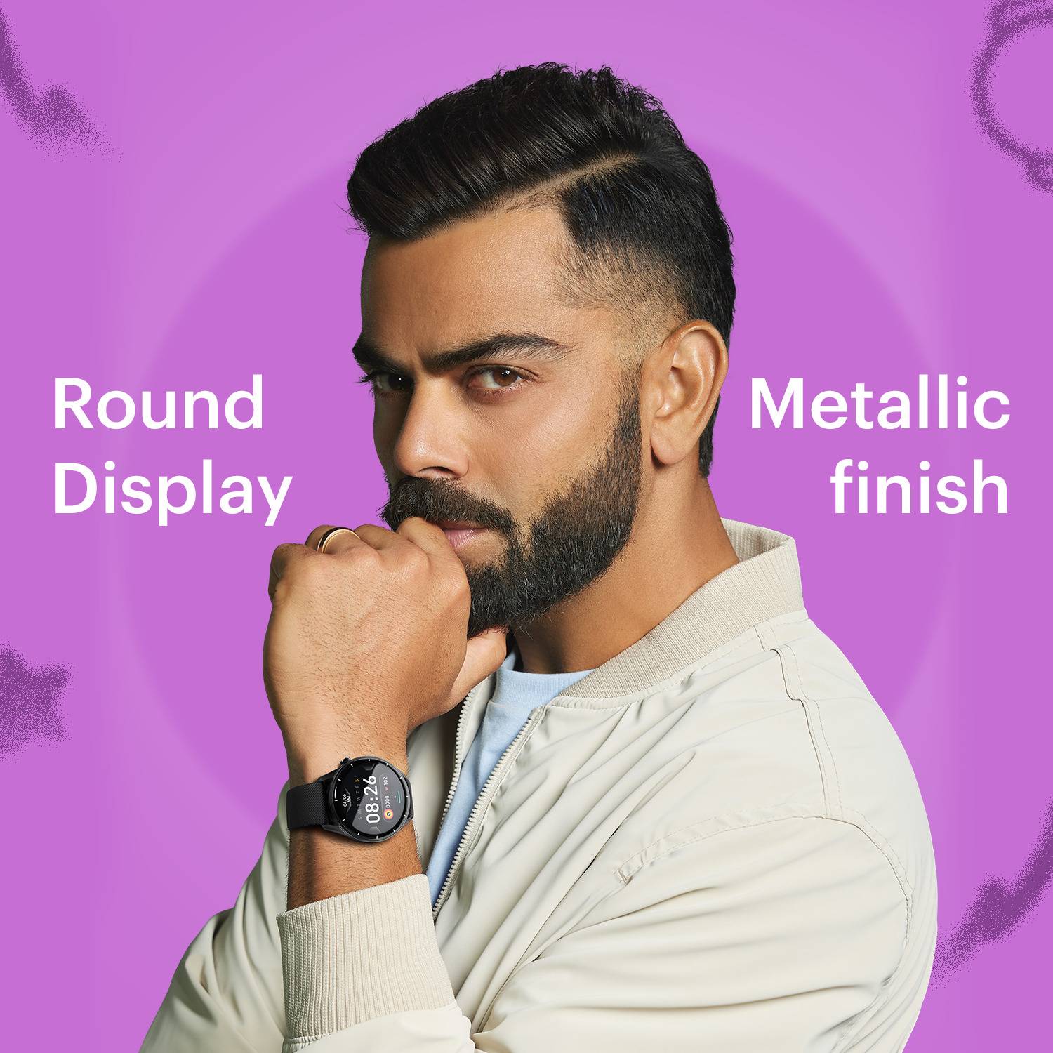 Noise Crew 1.38 Round Display Smartwatch - Image 3