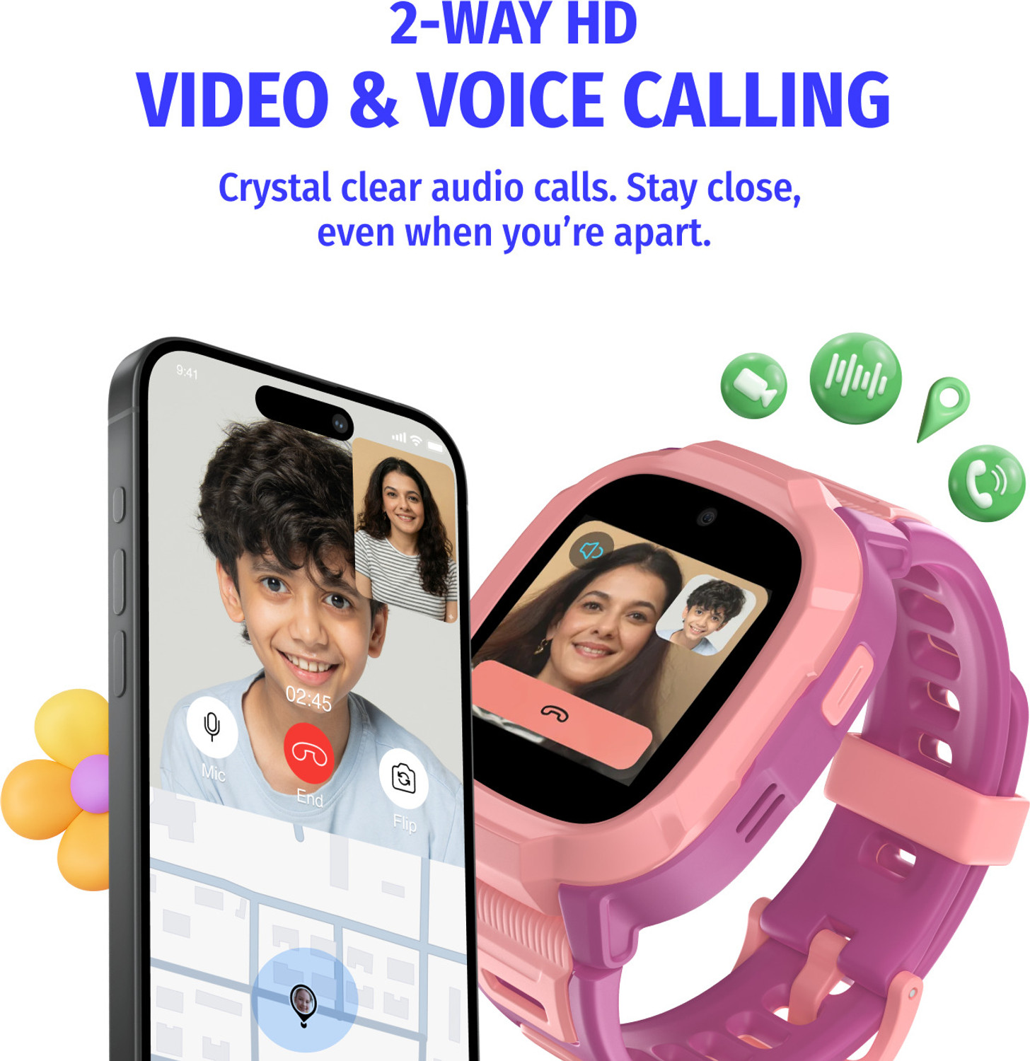 Image of Noise Explorer 2 for Kids 2-way Video & Voice Calling, Geofencing, Emergency Alerts Smartwatch