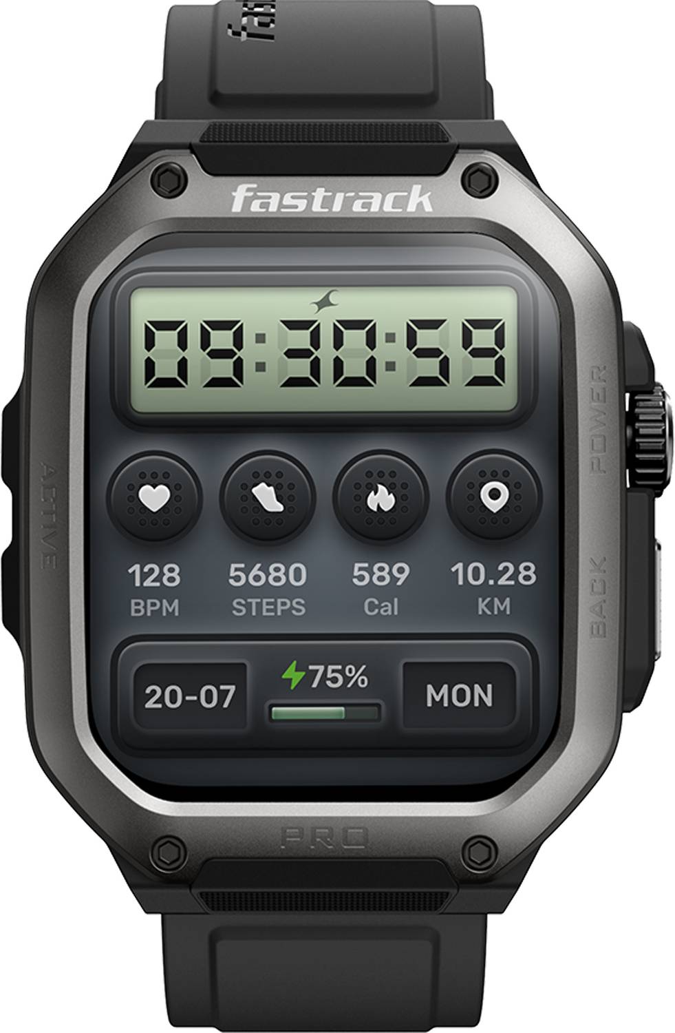 Fastrack Active Pro 1.85" AMOLED Display&AOD(390x450),Functional