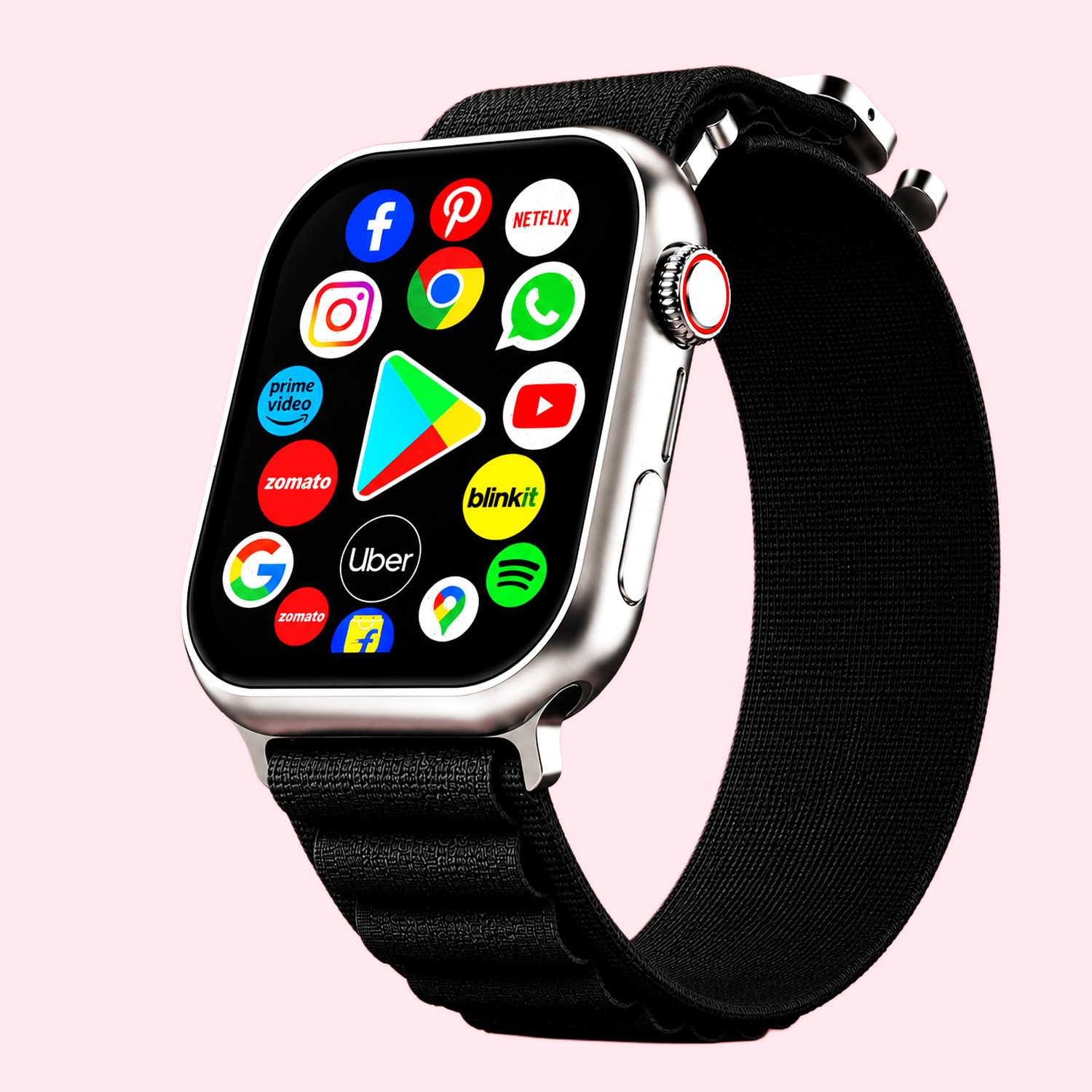 Image of SATYAY INFOTECH Premium Round Dial Smartwatch with High Speed, Smooth Performance Premium Build Smartwatch