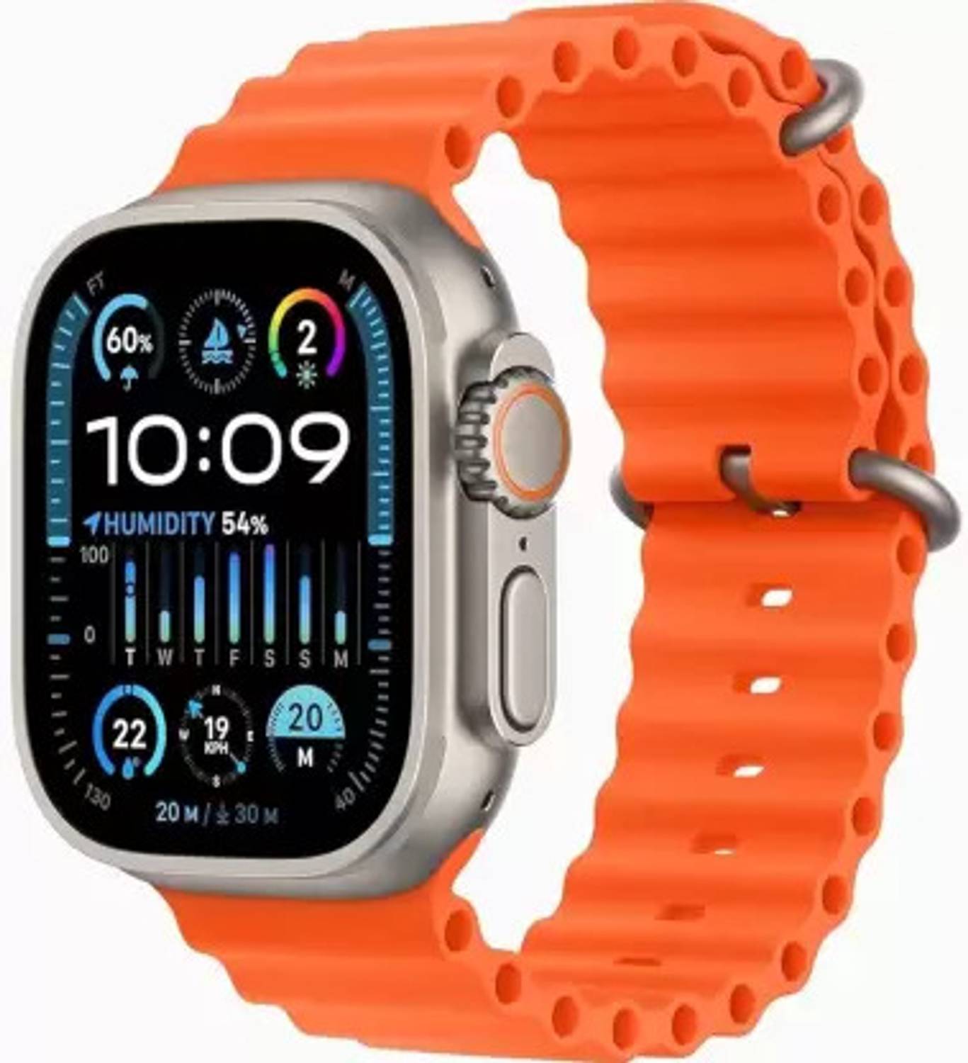 zora T-800 Ultra Smart Watch With Wireless Charging And Sweatproof