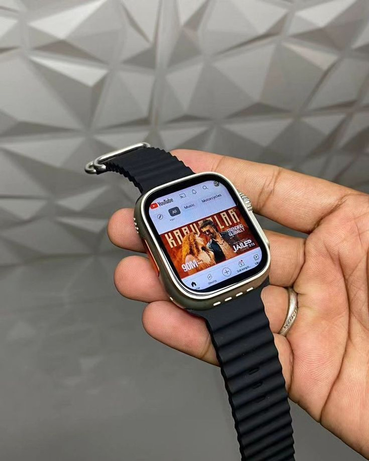 Image of Onikuma T800 BT watch 2in Big Screen Sunlight Proof Display Music Play Insta WA Notifier Smartwatch