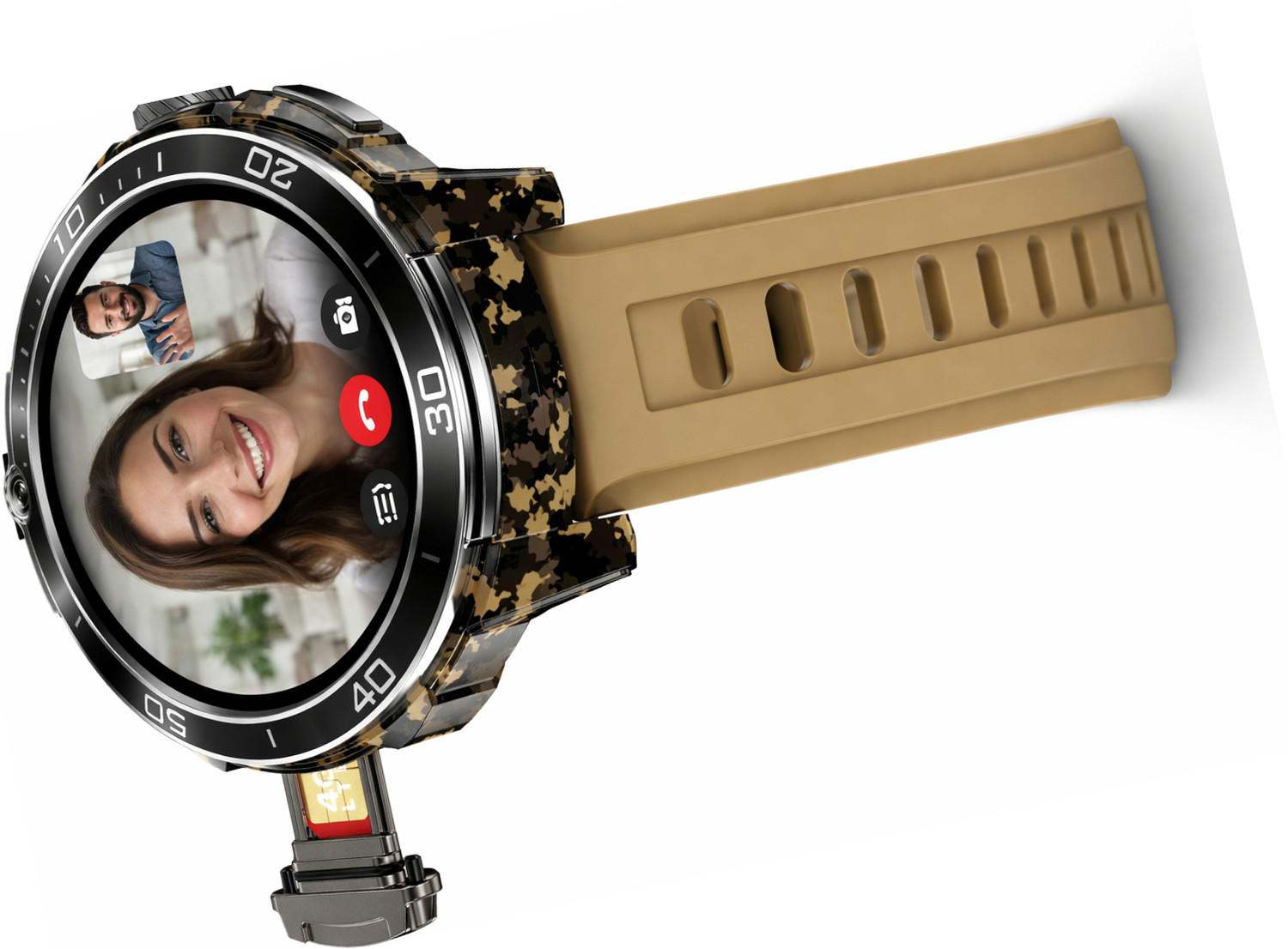 Image of OLDY GOLDY COMPUTERS Android 5G Smartwatch SIM WhatsApp YouTube Facebook Play Store Support Smartwatch