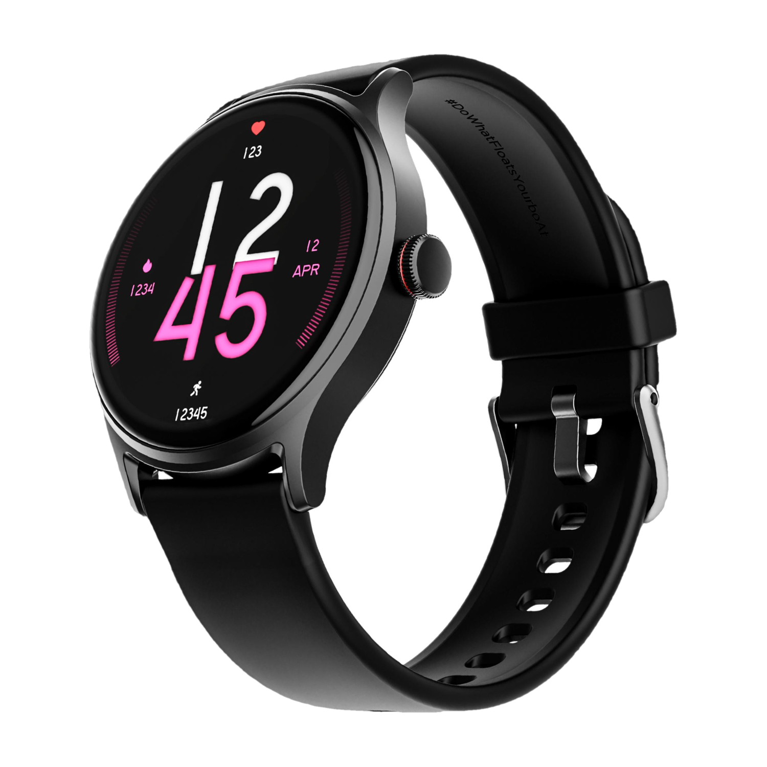 boAt Lunar Vista w/ 3.8 cm(1.52") AuraVue AOD Display, BT Calling, Functional Crown Smartwatch