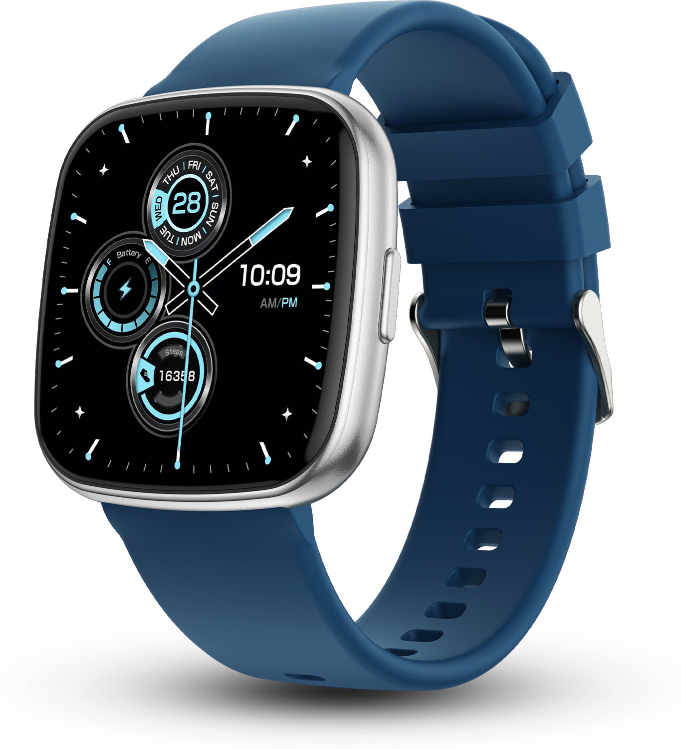 Image of Pebble Cosmos Air Ultra Slim Dial, Premium Design, HD Display, BT Calling, Health Suite Smartwatch