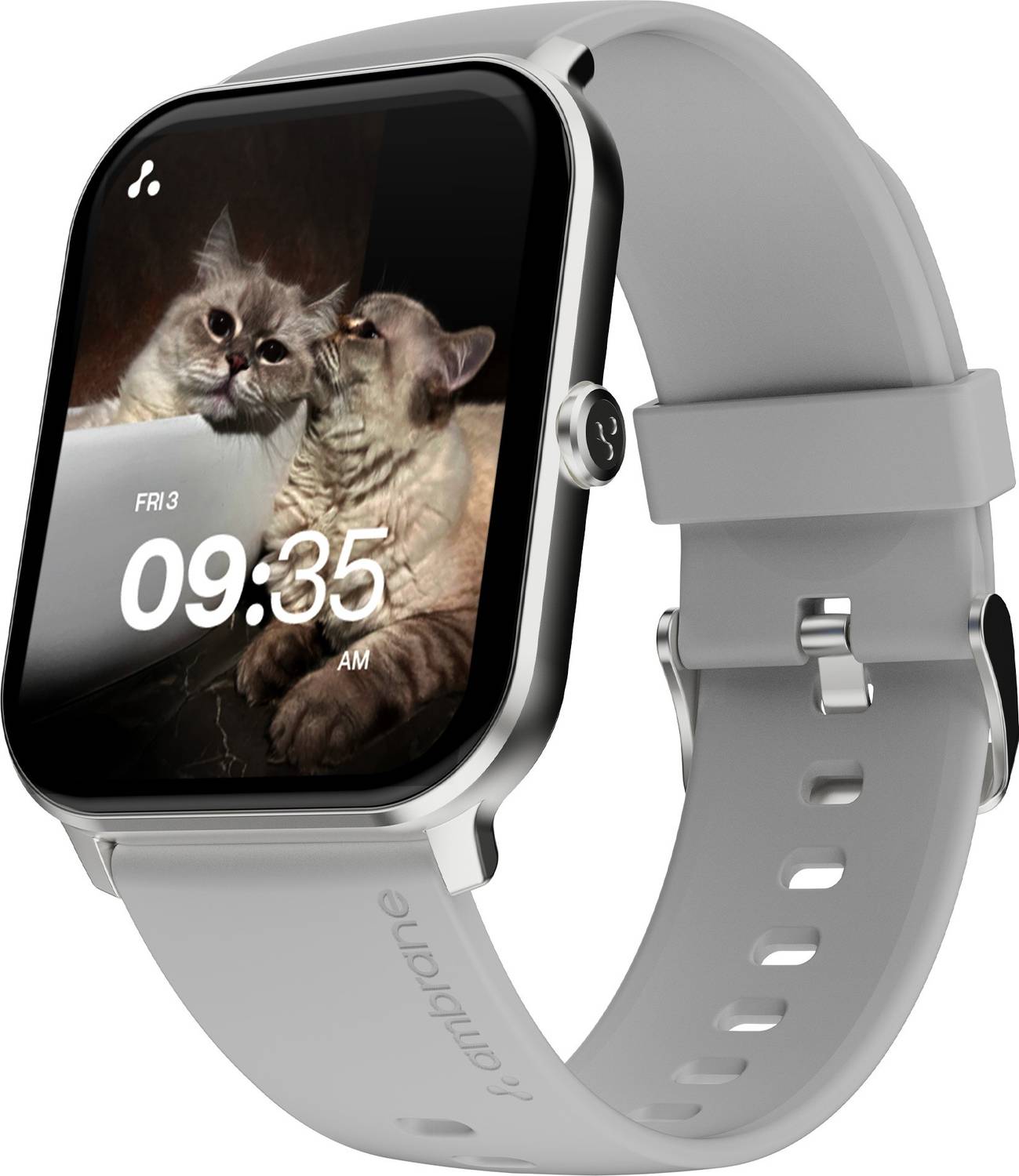 Ambrane Wise Glaze with 1.78" Amoled display, BT Calling,SPO2 , Heart Rate Monitor Smartwatch