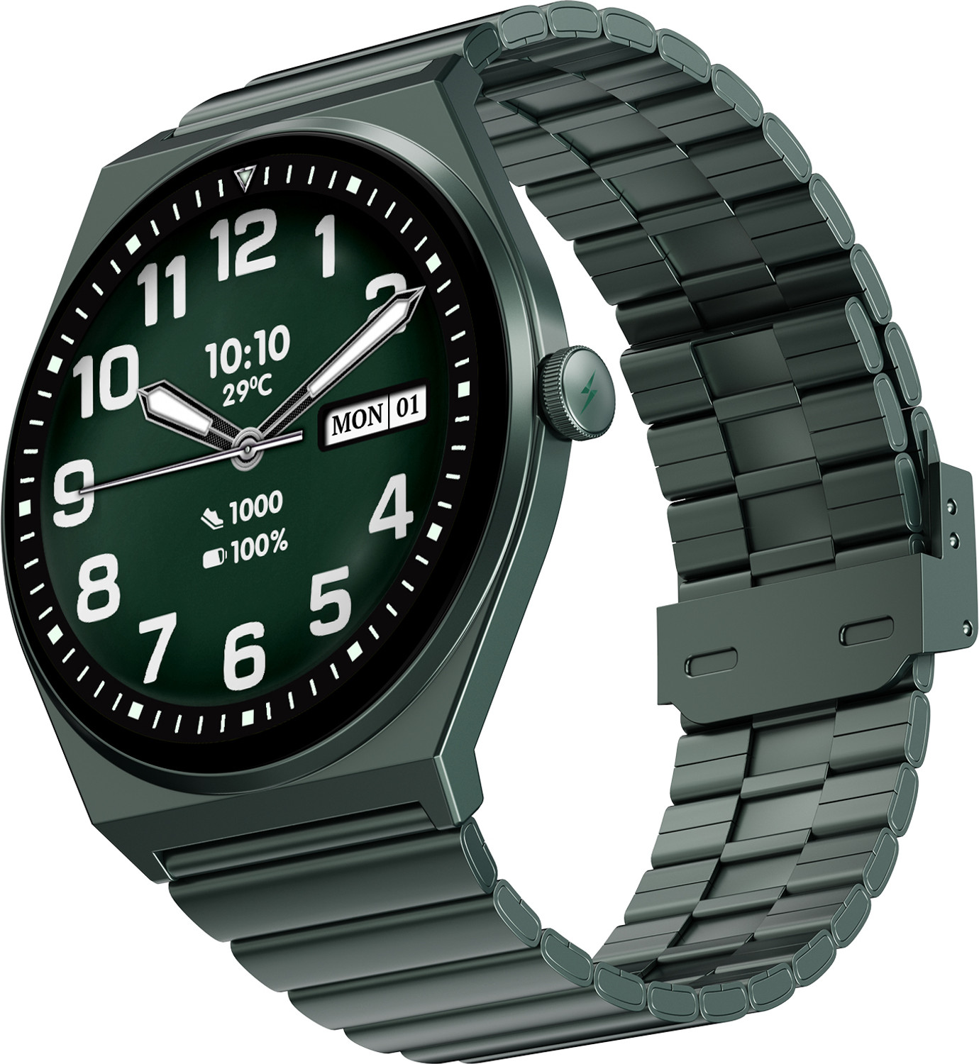 Image of Fire-Boltt Legacy Nova 1.43 inch Ultra Slim AMOLED Wireless Charging Rotating Crown BT Call Smartwatch