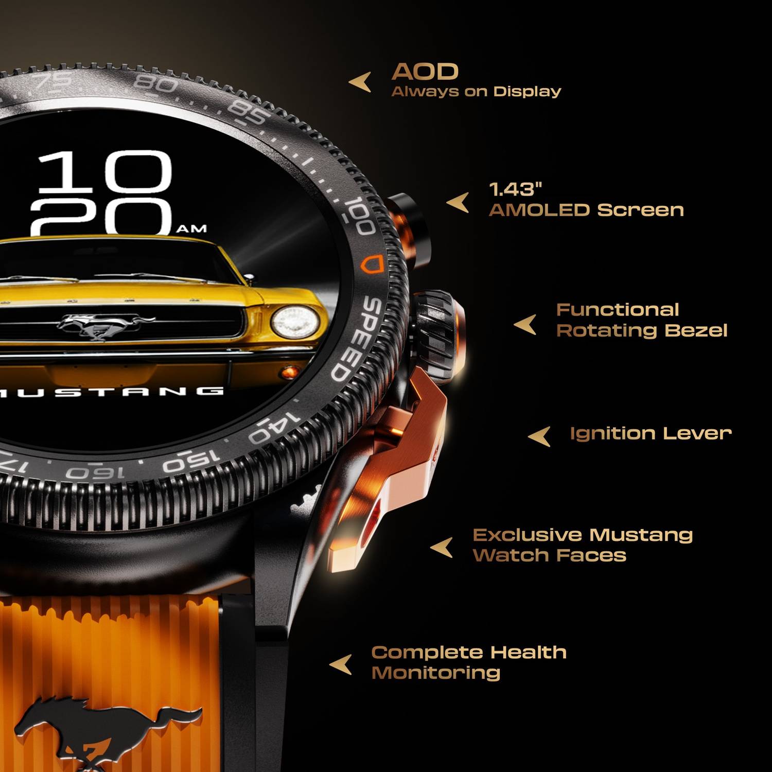 GOBOULT Mustang Stallion 1.43" AMOLED Smartwatch - Image 3