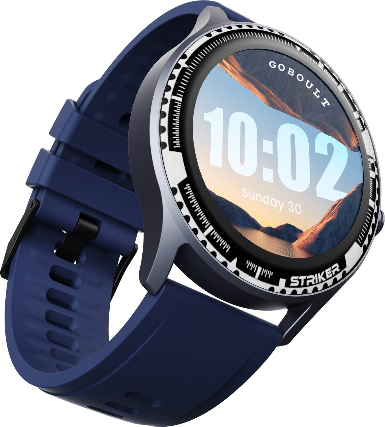 GOBOULT Striker 1.3'' HD, Zinc Alloy Frame, 100+ Sports Modes, BT Calling Smartwatch